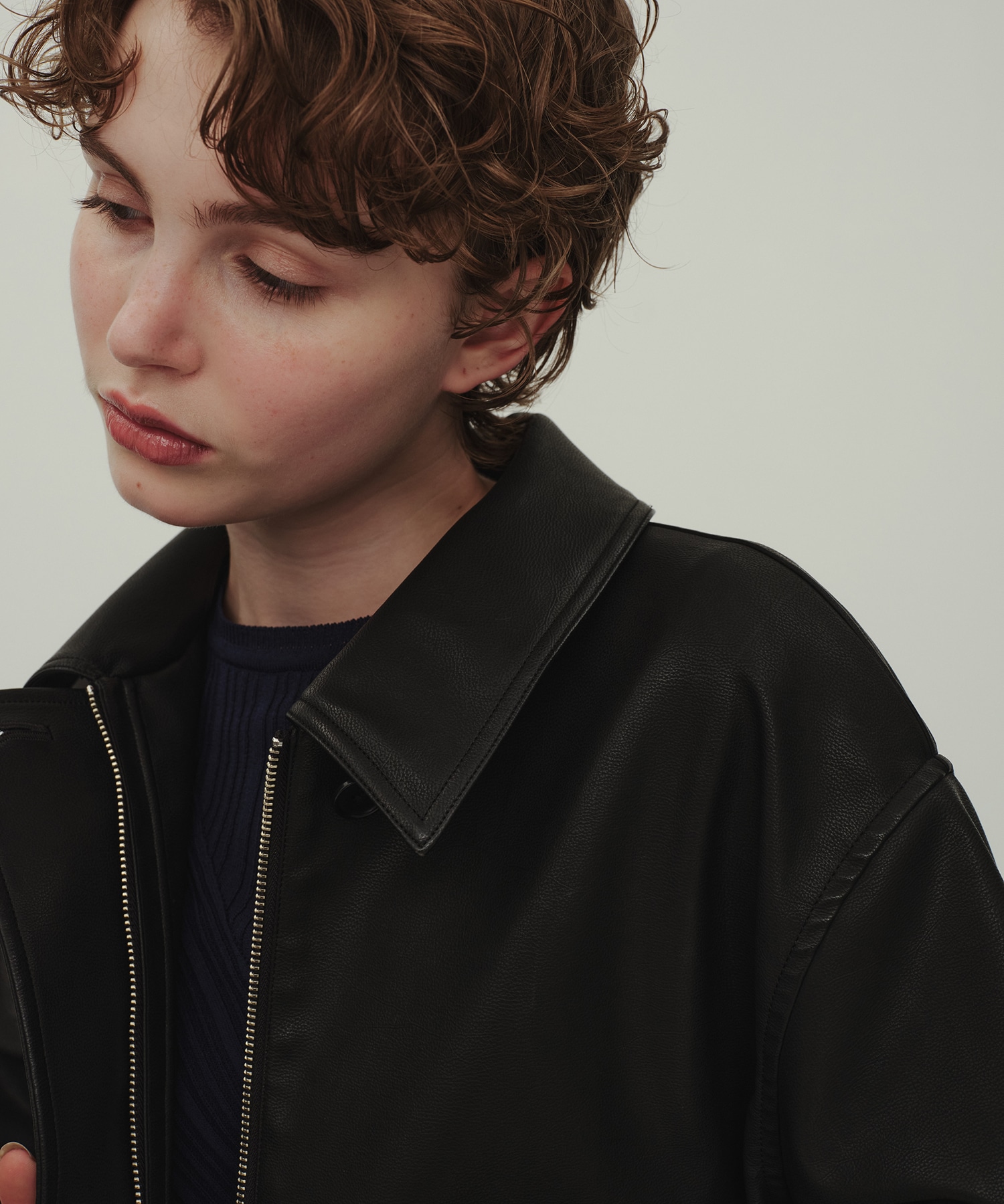 Leather Blouson