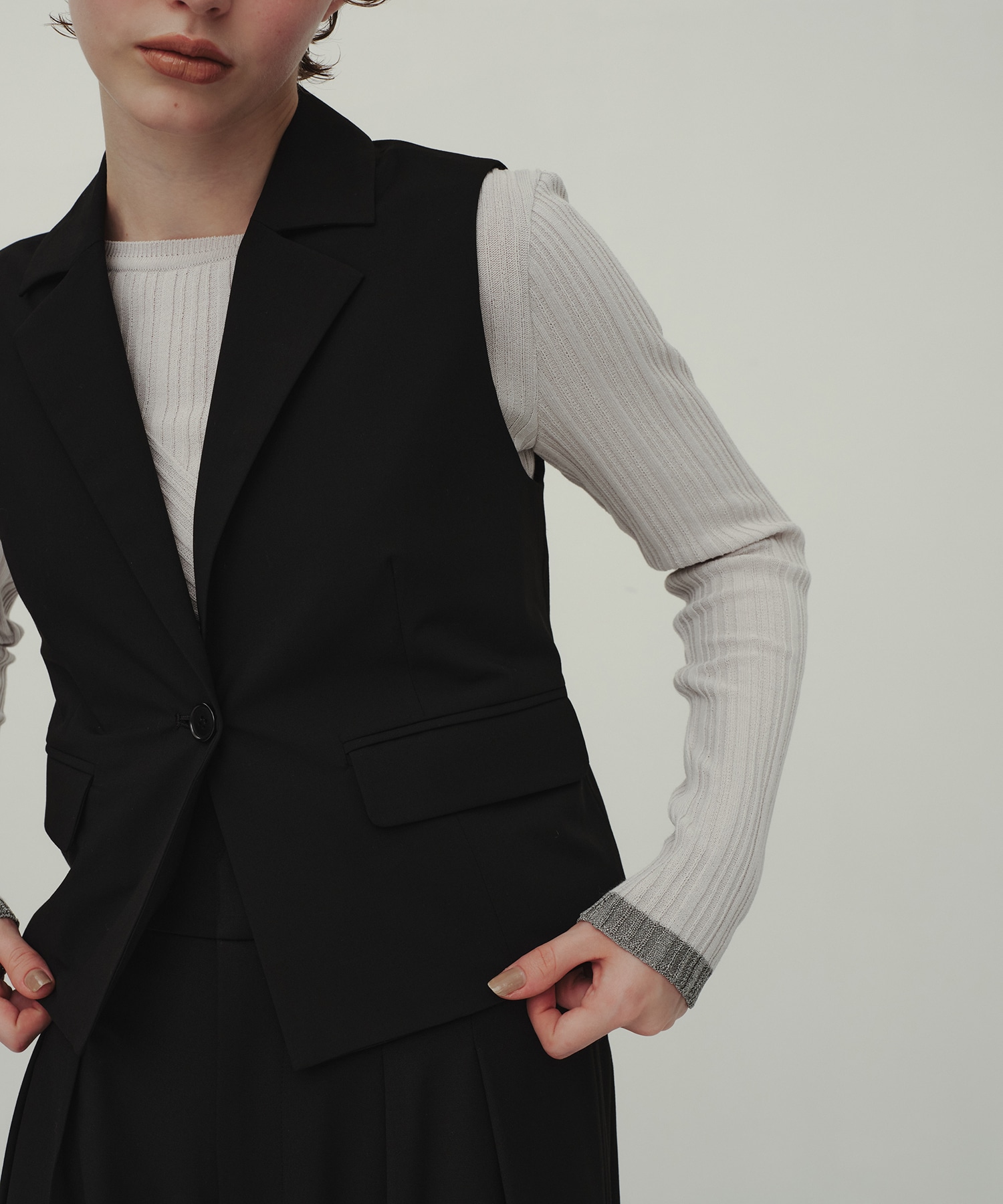 Single Lapel Vest