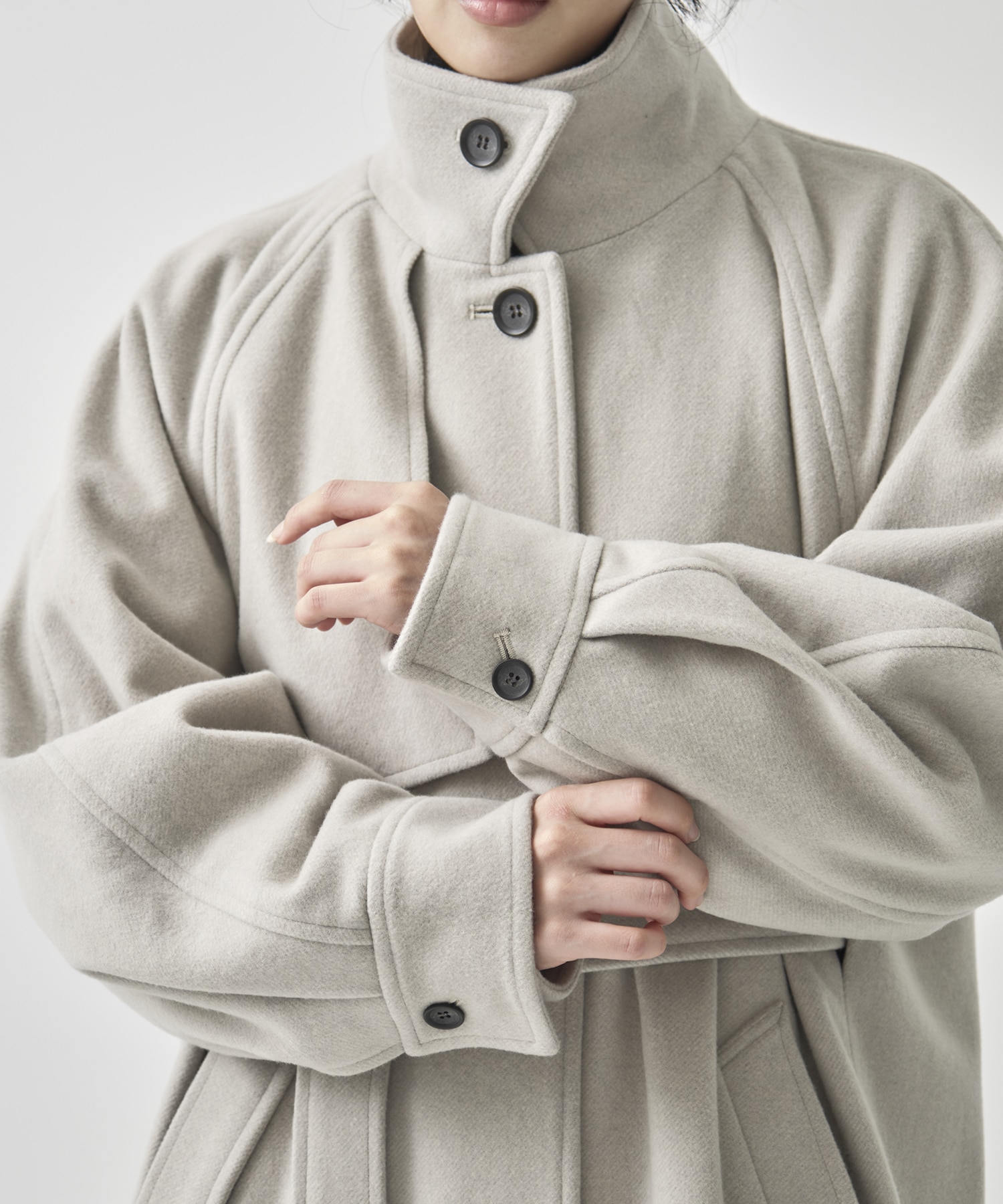 StandCollar Wool Coat