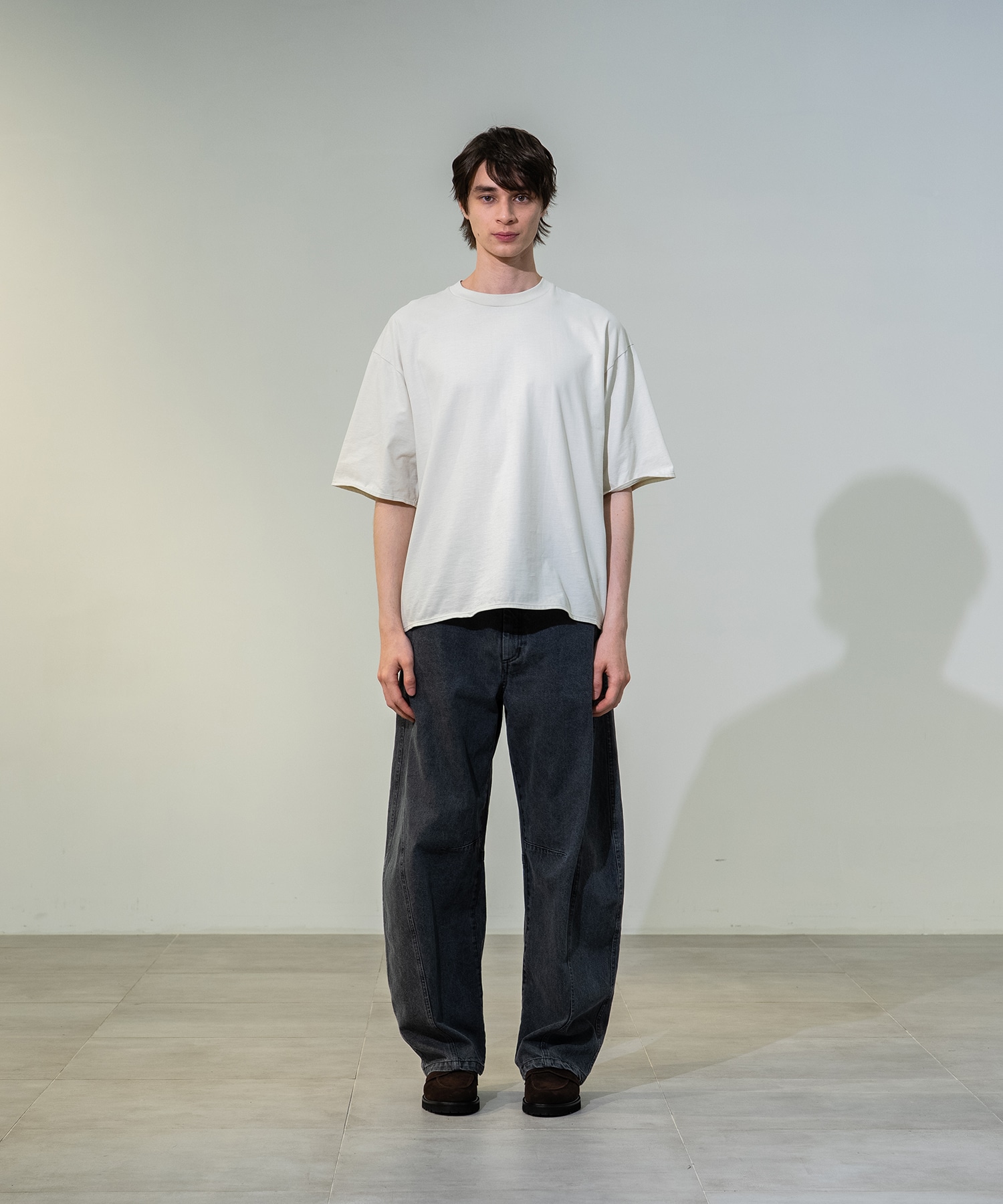 フェードバレルデニムパンツ