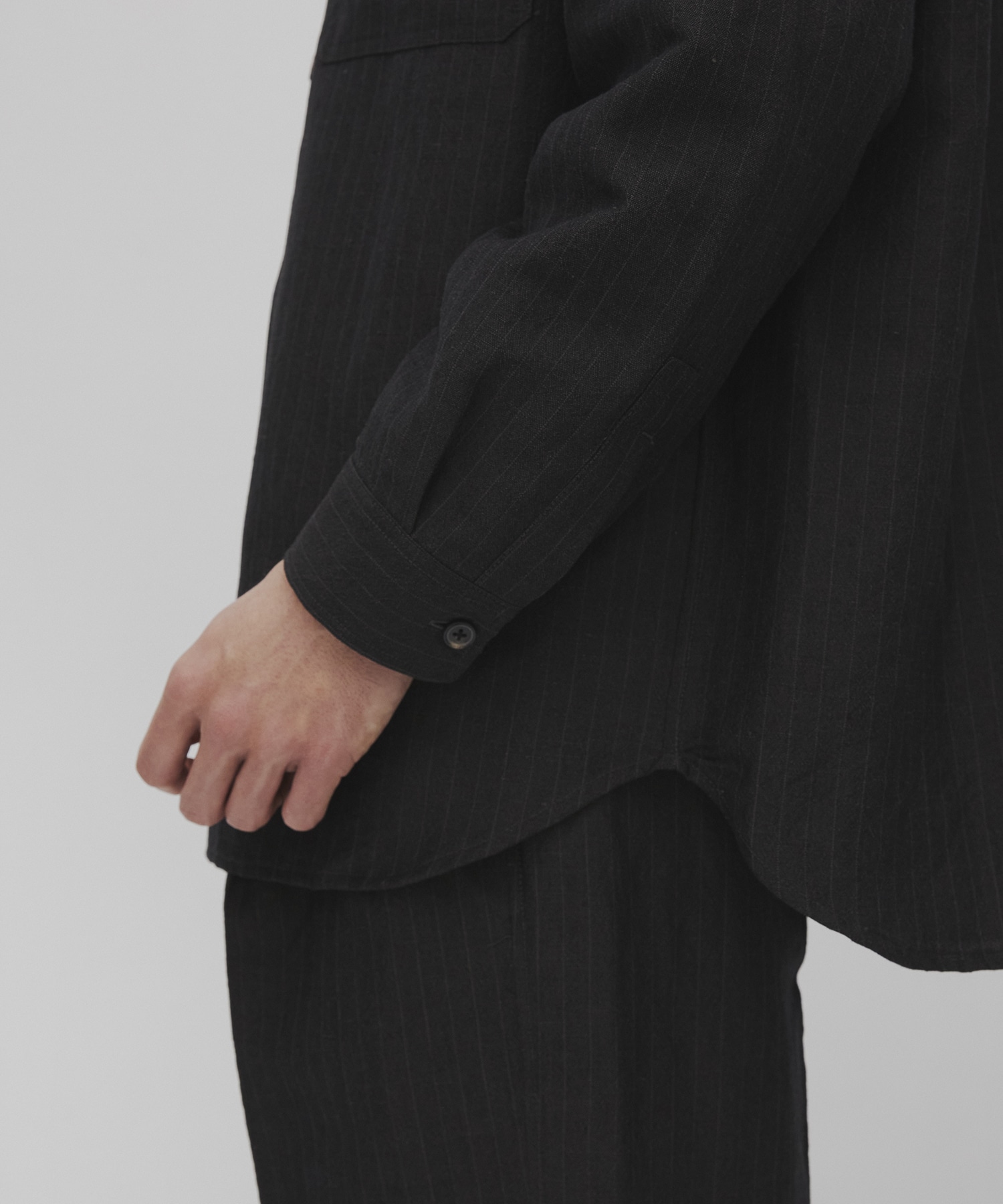 ウールリネンウェザーリラックスシャツ