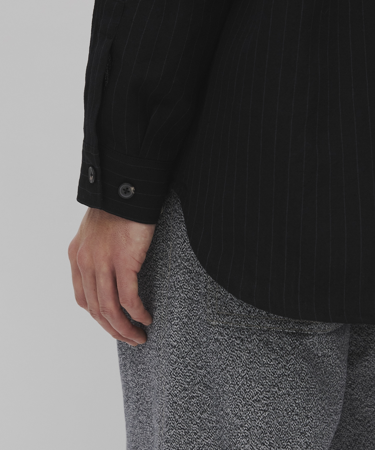 ウールリネンウェザーリラックスシャツ