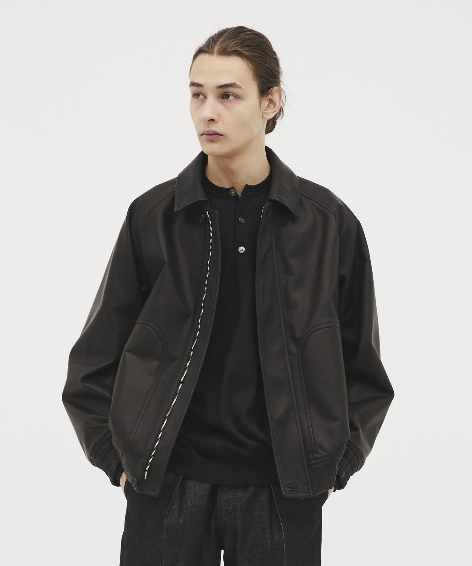 Sea island cotton ヘンリーネック