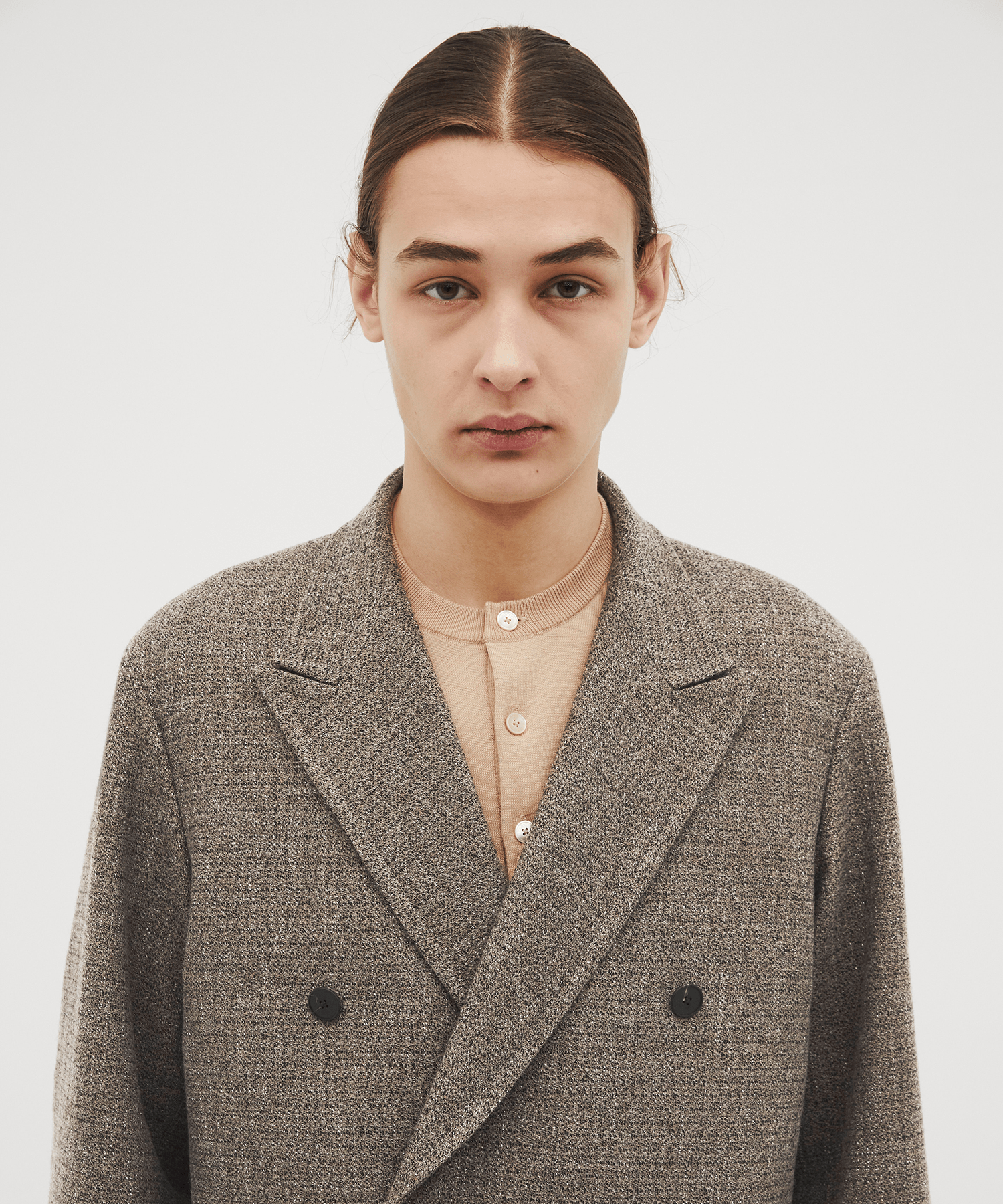 Sea island cotton ヘンリーネック