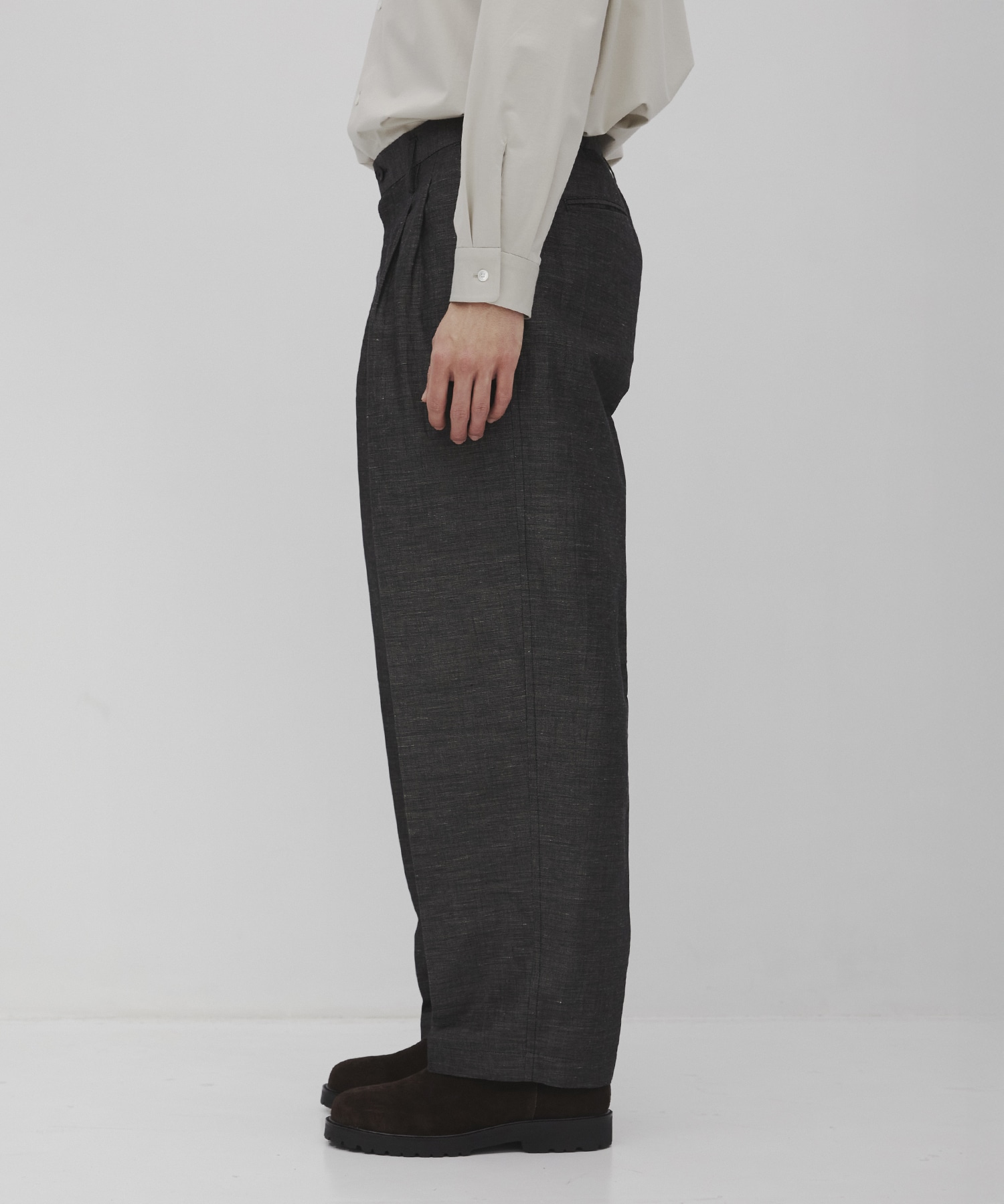 Hemp linen トラウザーズ