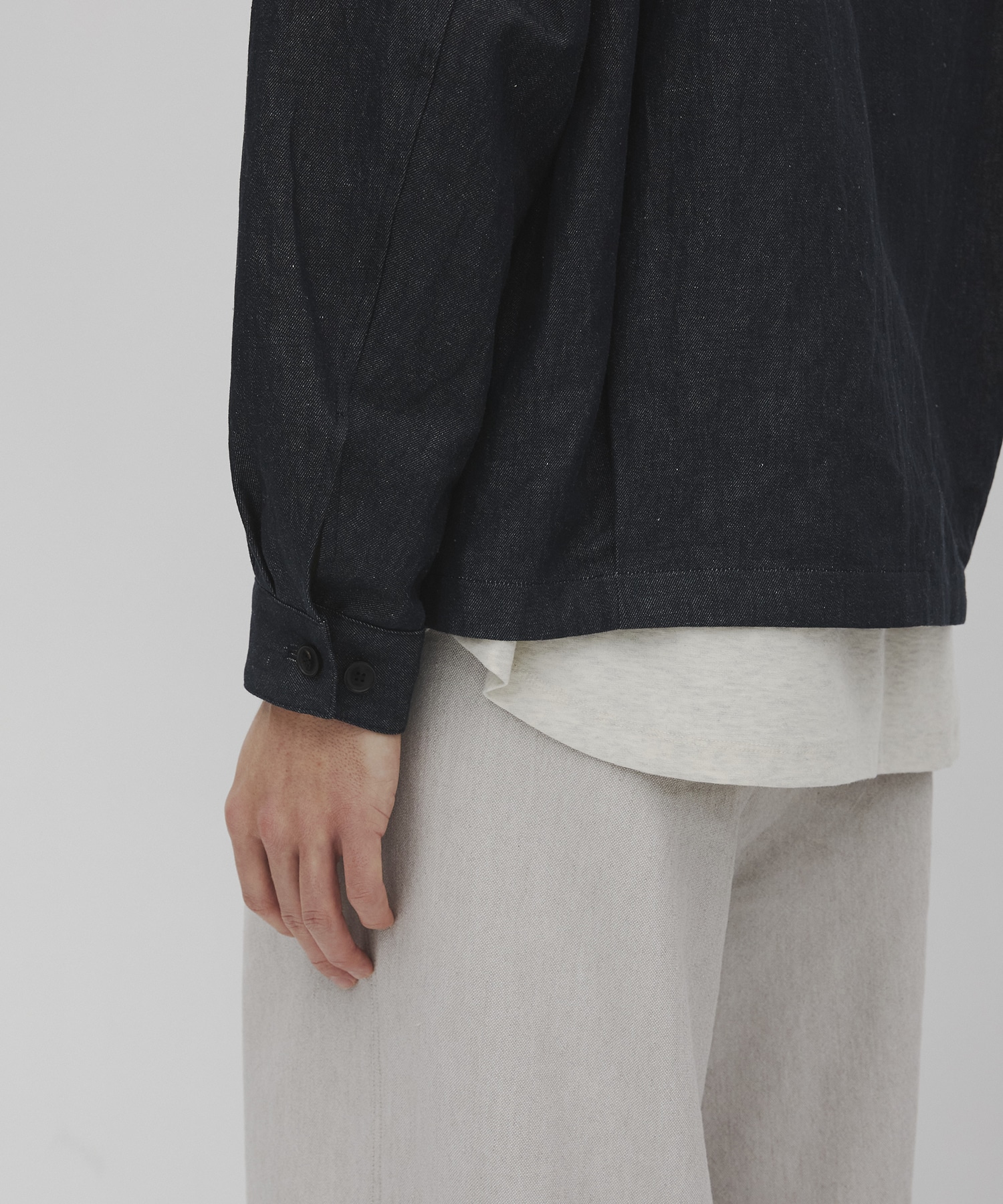 リネンデニムドリズラージャケット