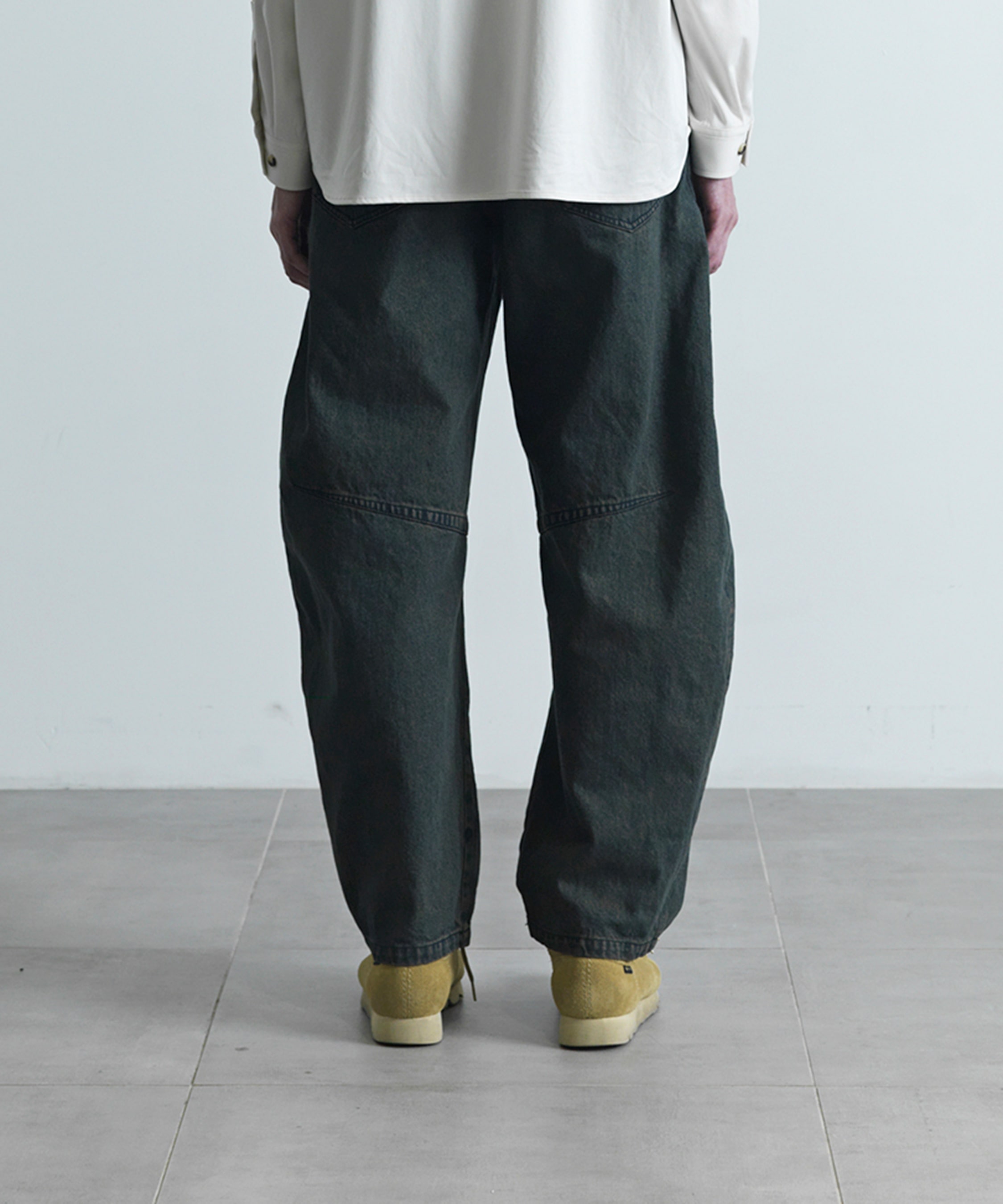 フェードバレルデニムパンツ