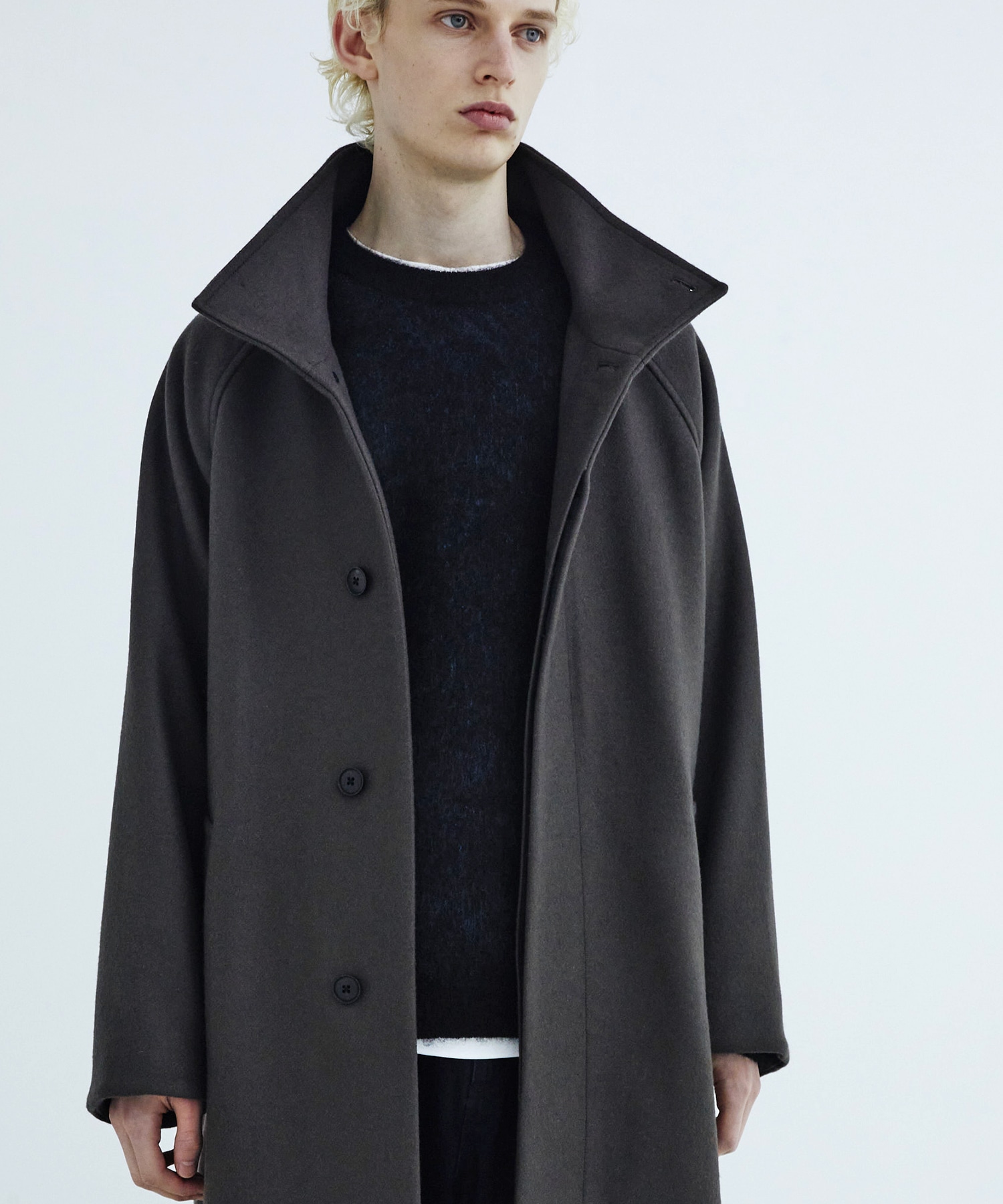 シルクモヘアニットプルオーバー