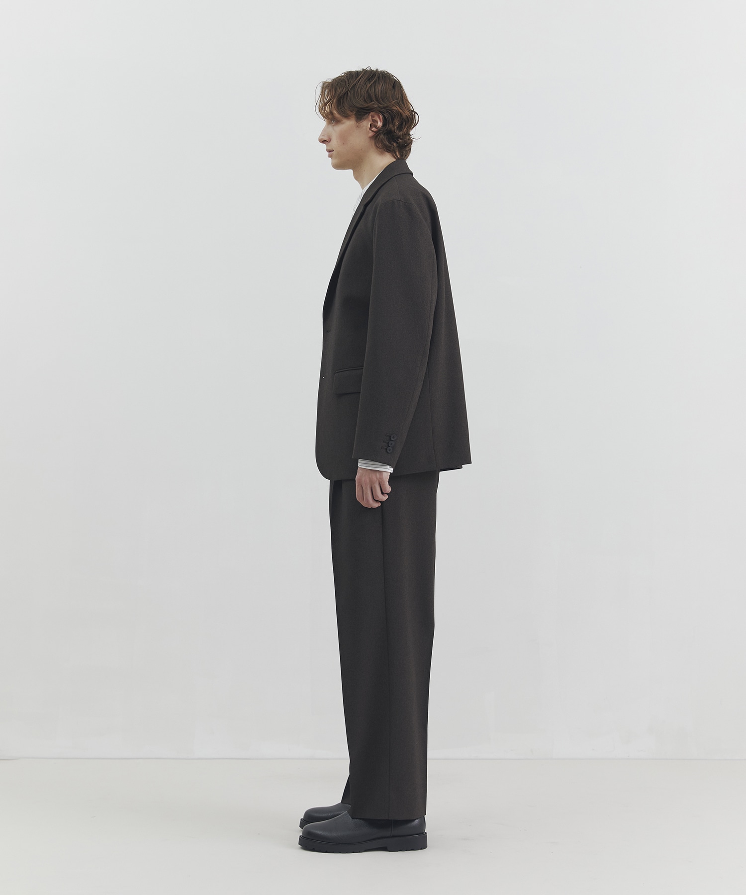 ツイードストレートスラックス