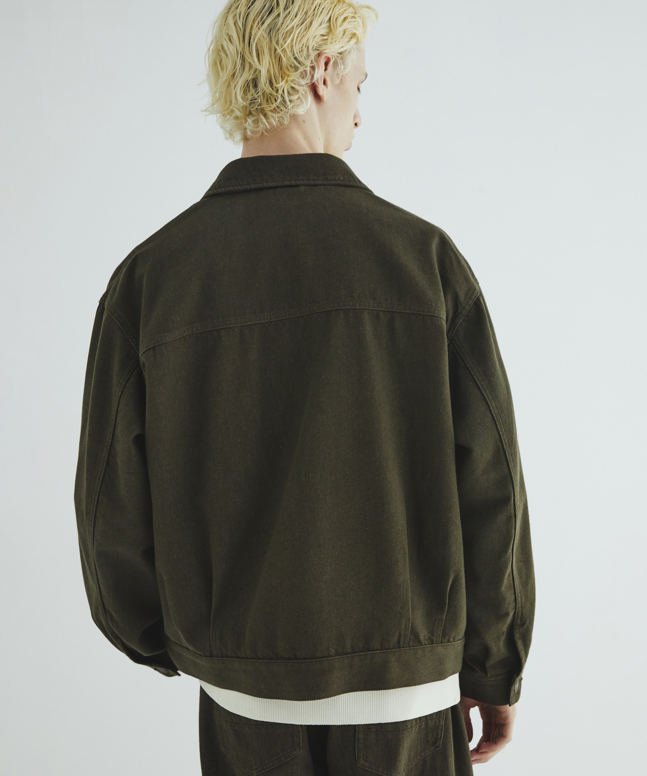 Cashmere denim ジャケット