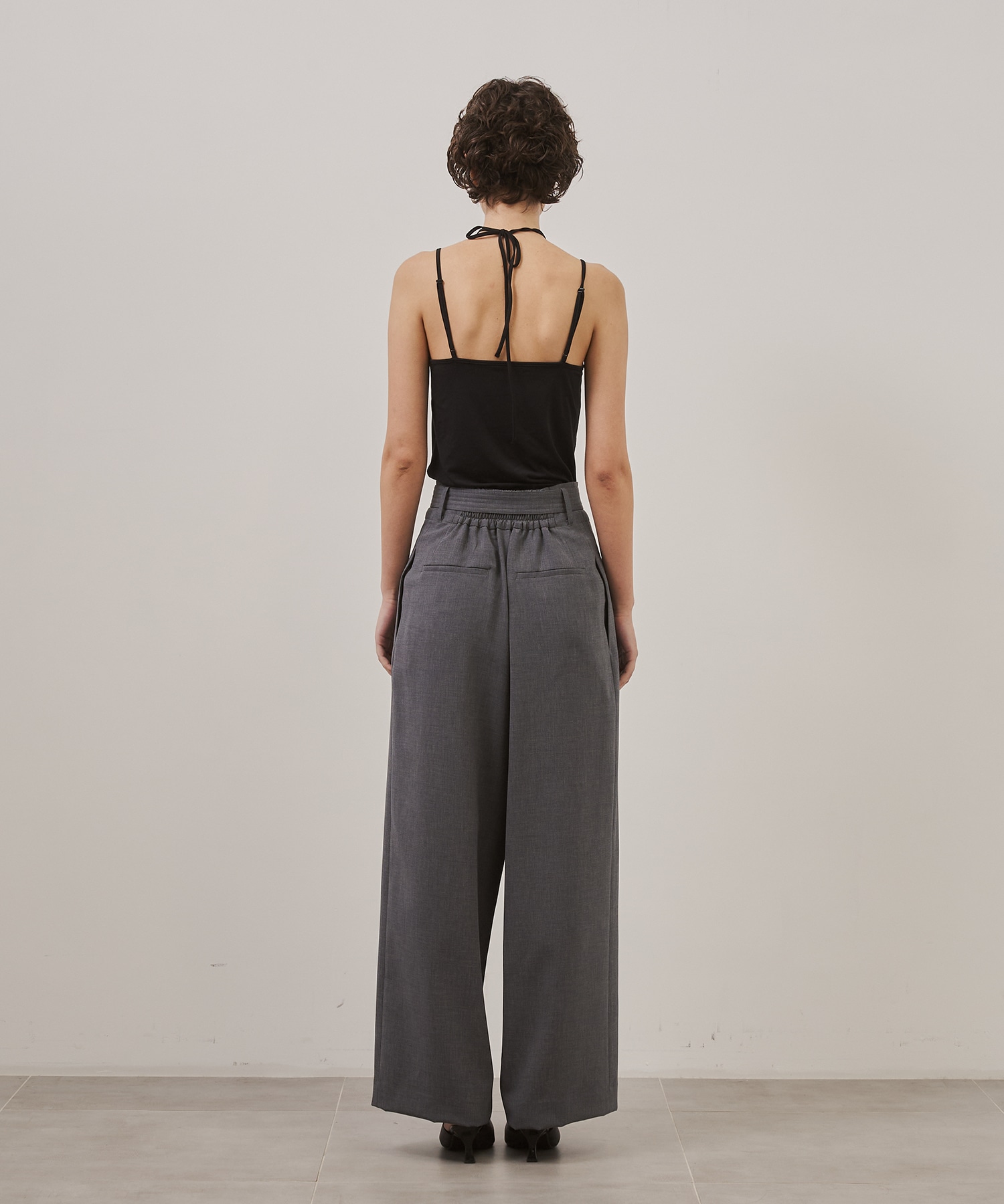 Belt Tuck Pants
