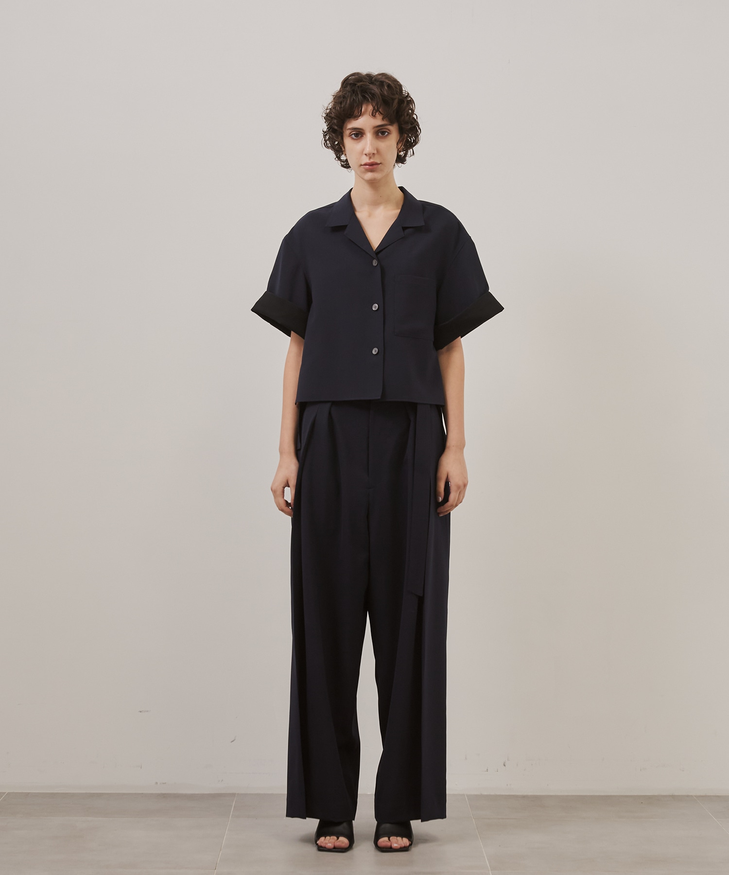 Belt Tuck Pants