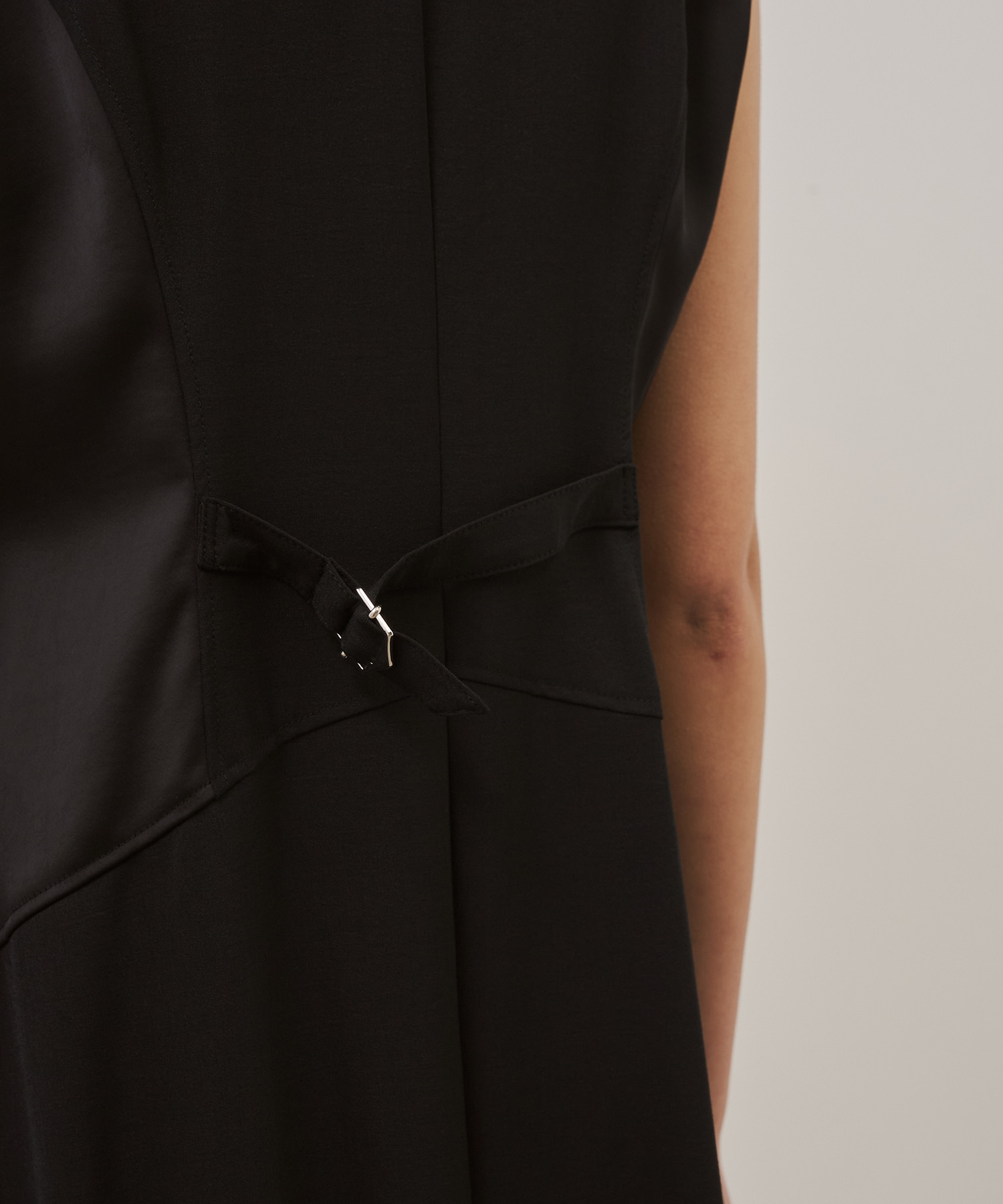 Satin Combination Dress