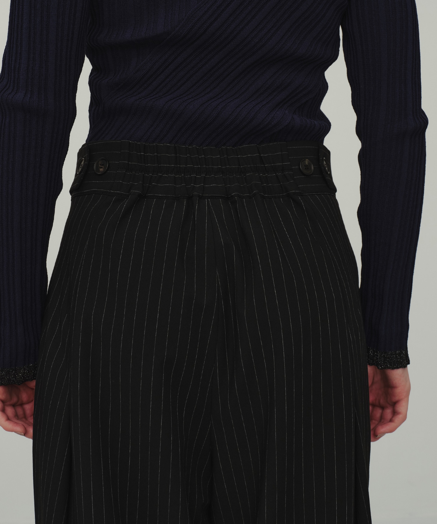 Striped Wide Pants