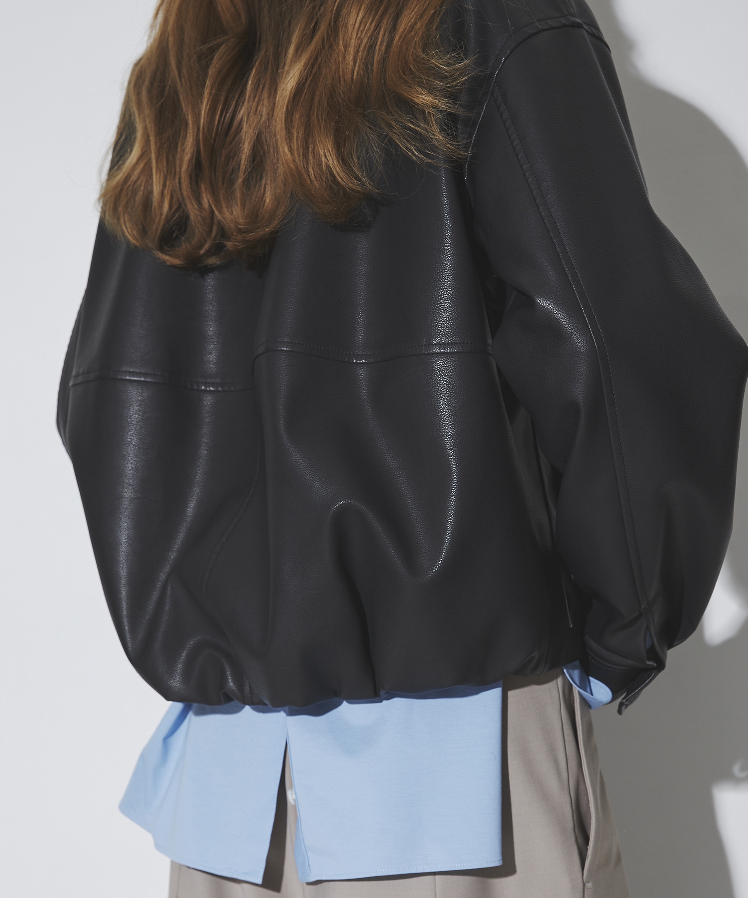 Leather Blouson