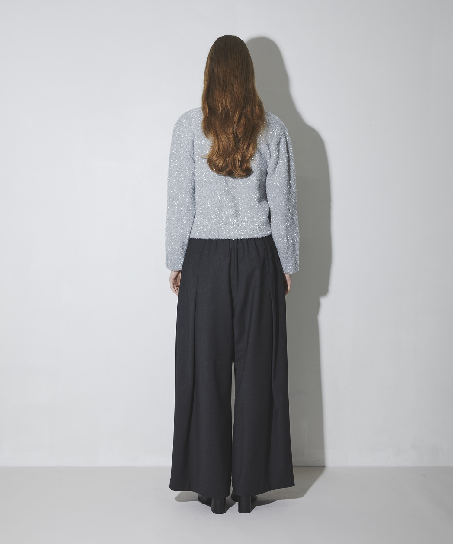 Glitter Shaggy Cardigan