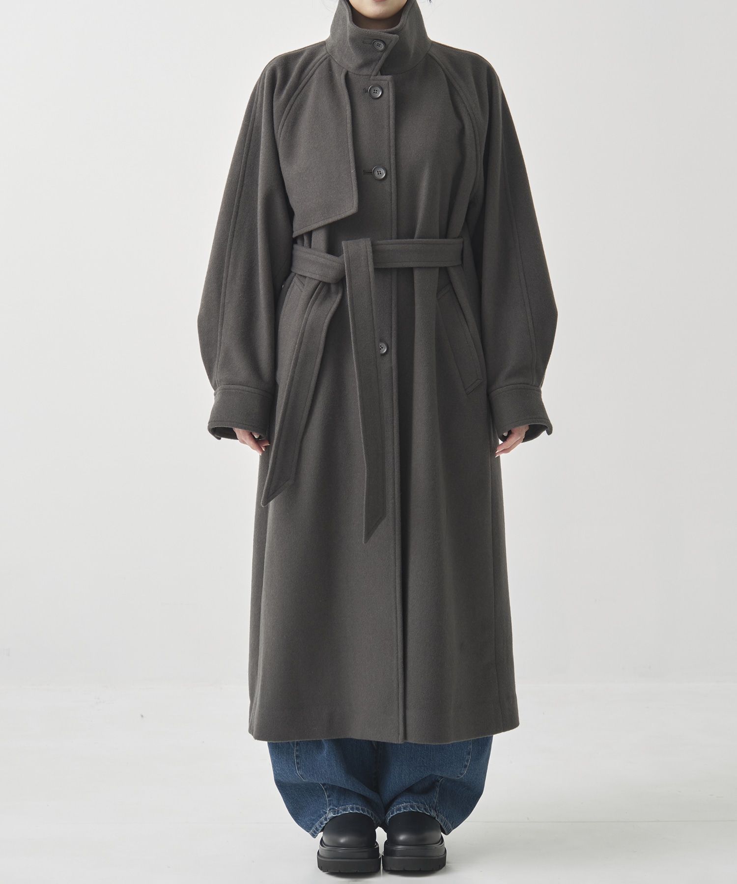 StandCollar Wool Coat