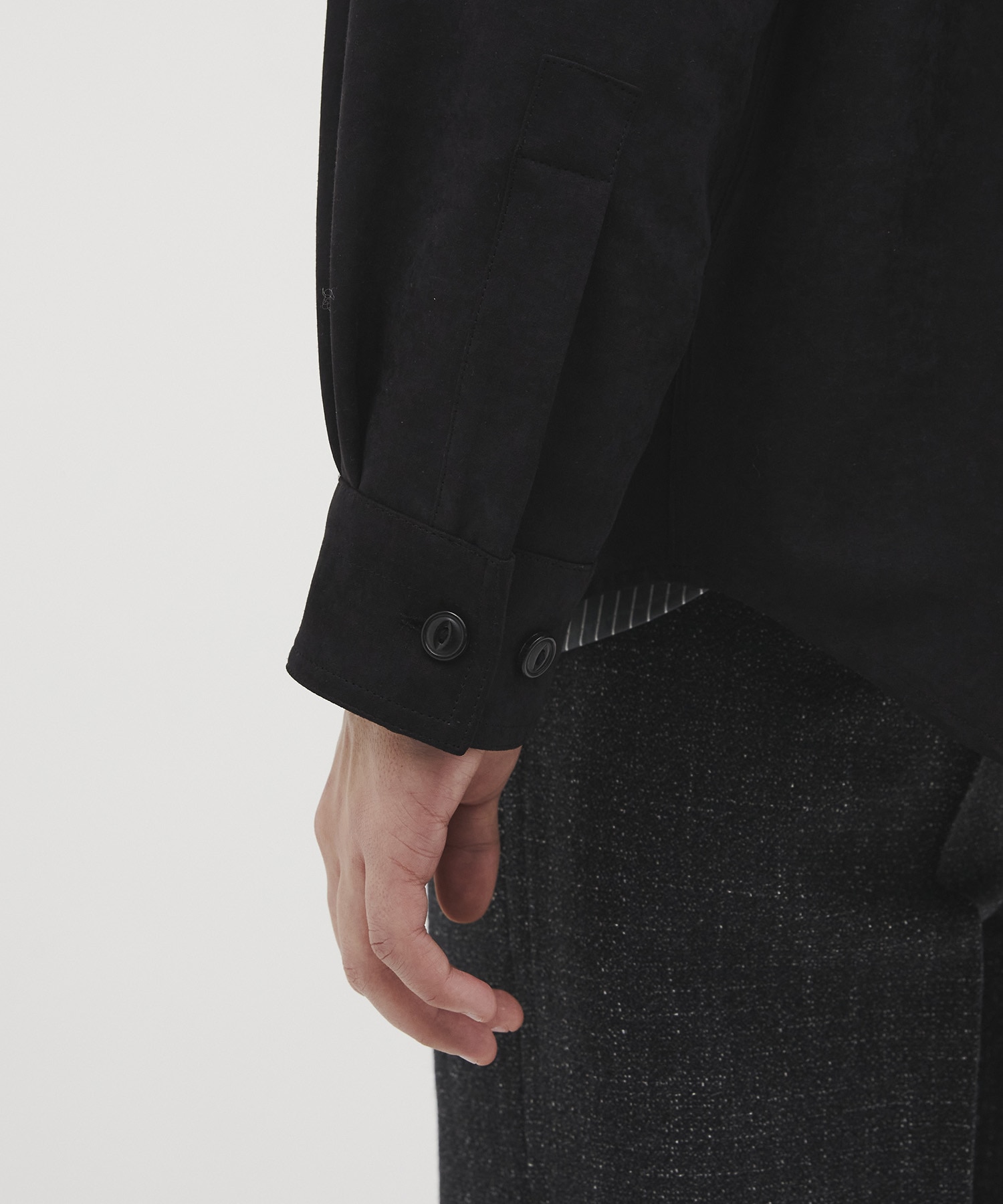 Split suede シャツジャケット