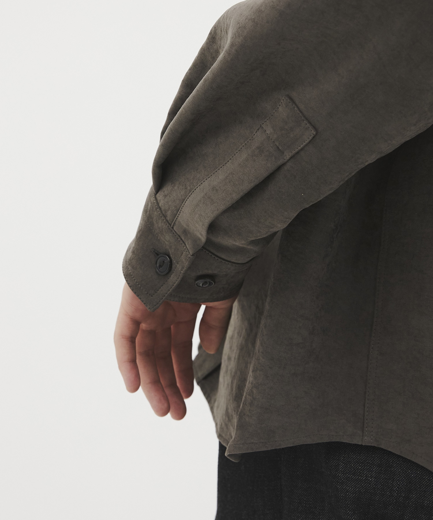 Split suede シャツジャケット