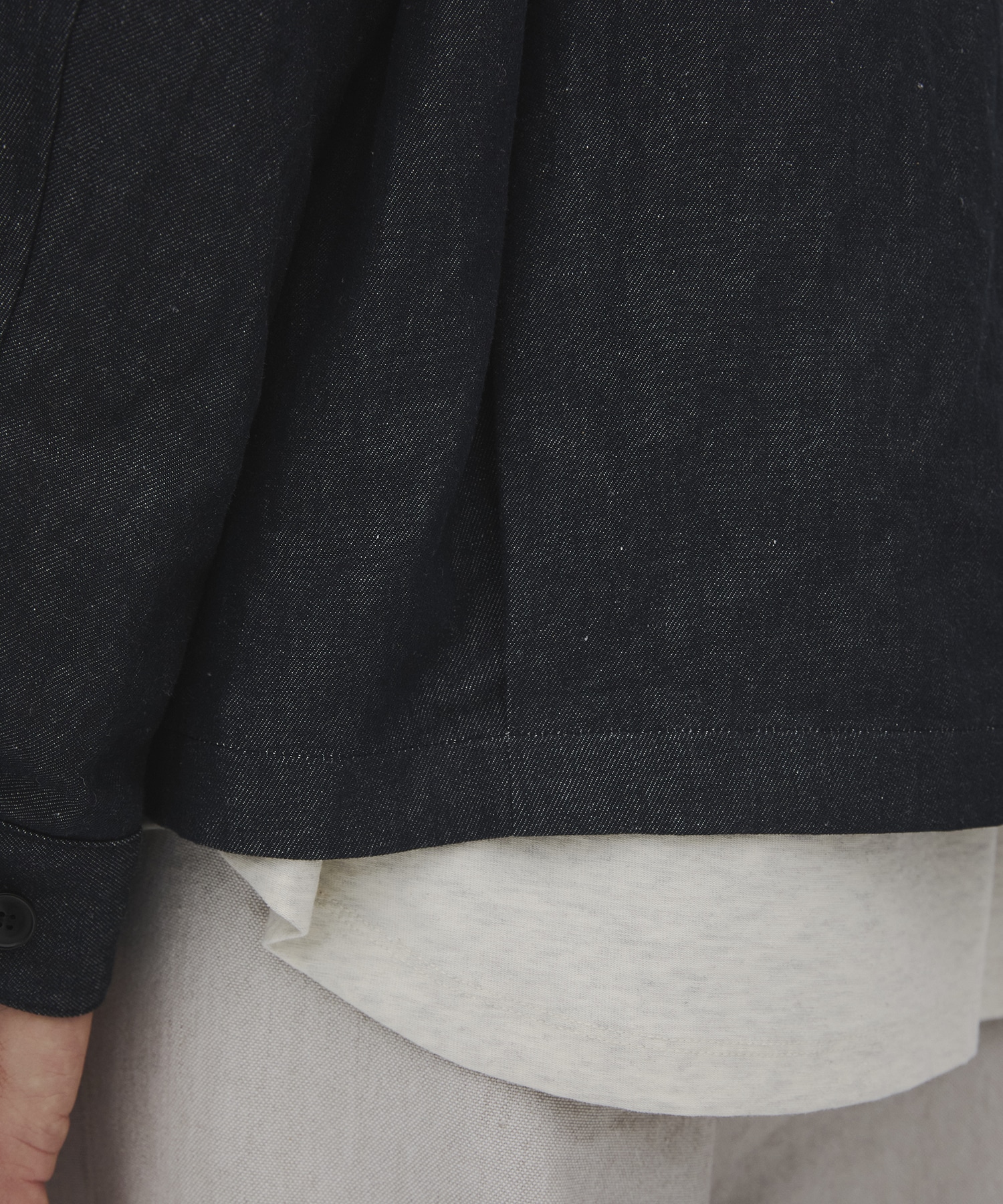 リネンデニムドリズラージャケット