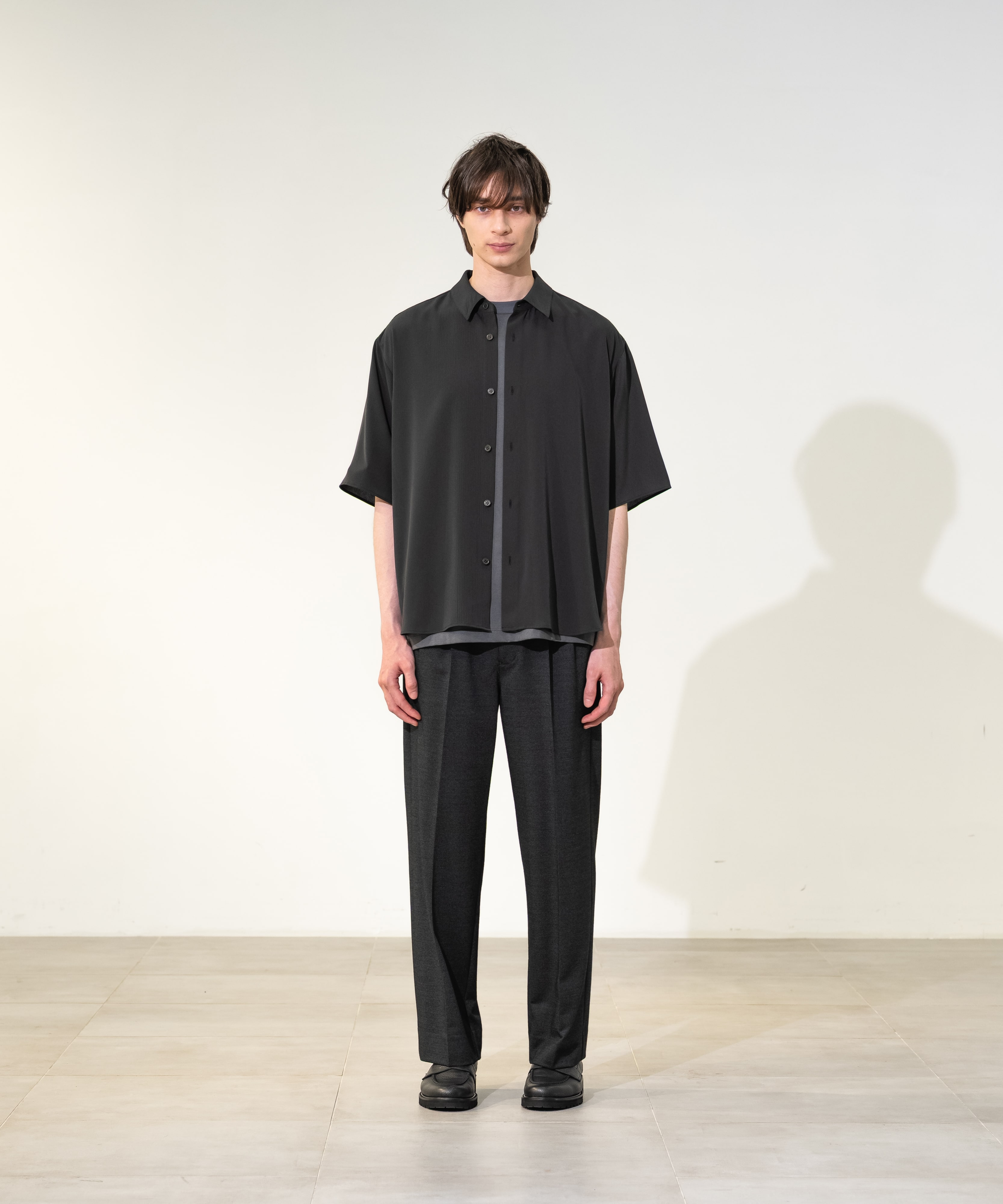 Air pleats リラックスS/Sシャツ