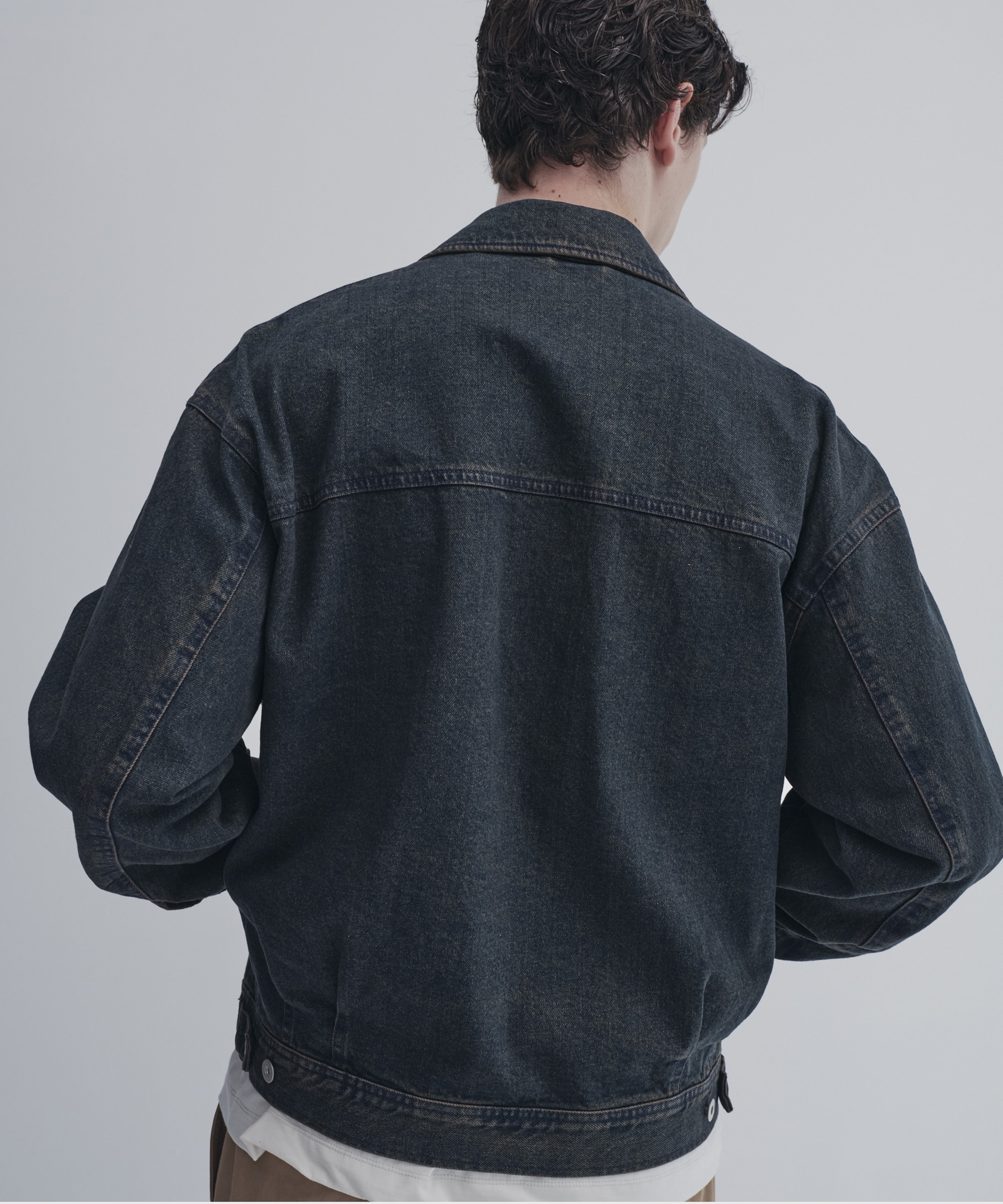 フェードデニムジャケット
