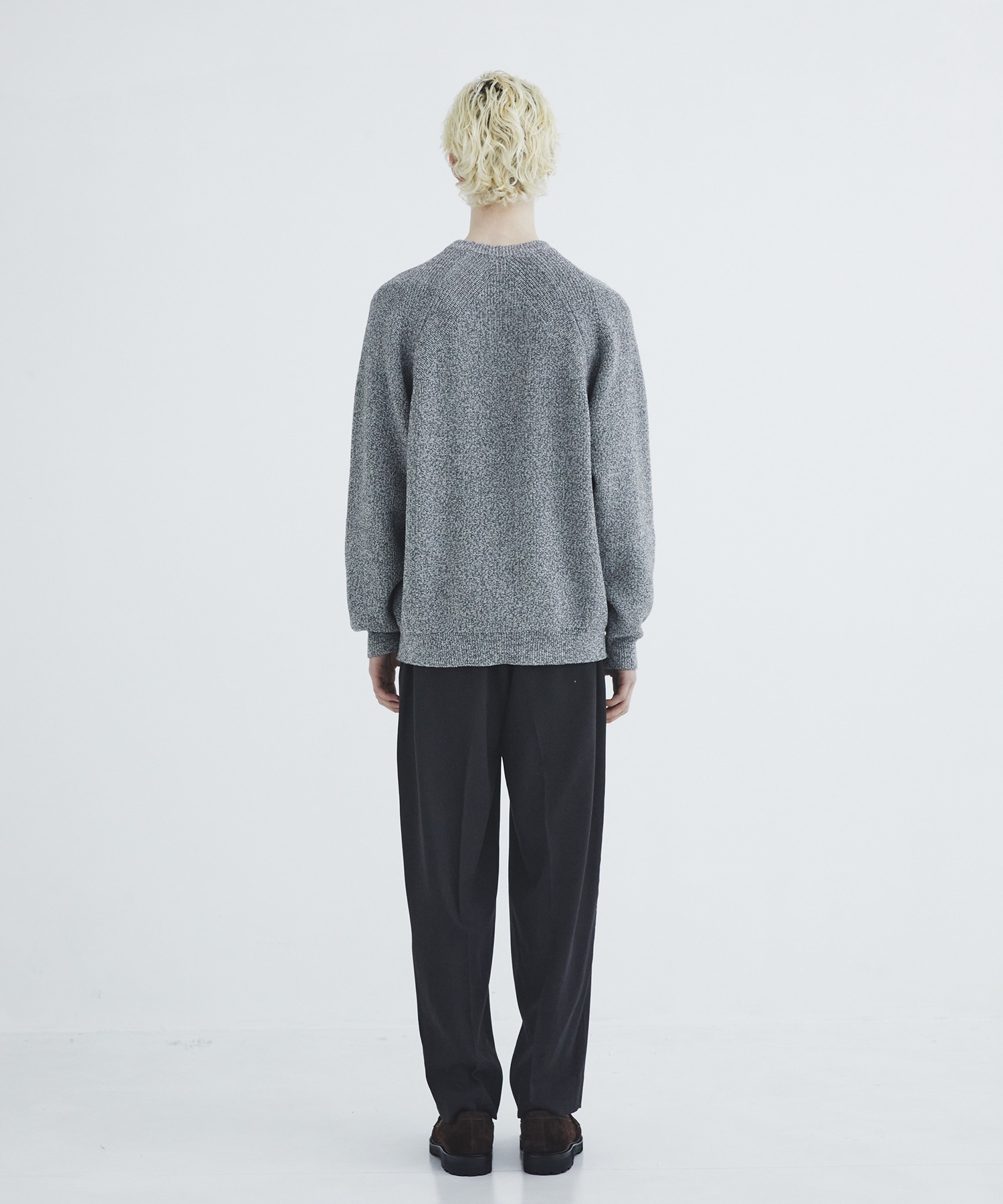 Mixing knit ロングスリーブ