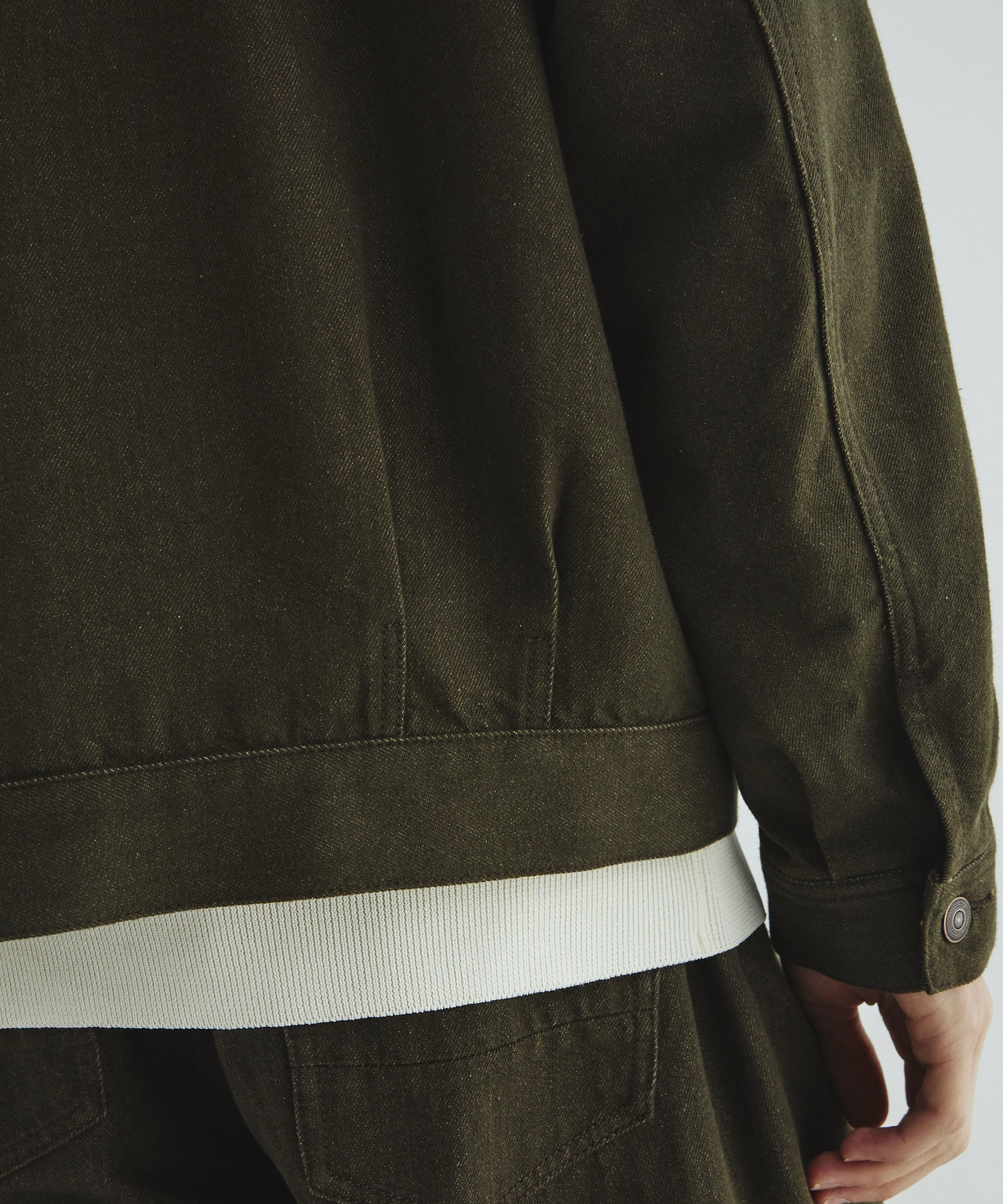 Cashmere denim ジャケット