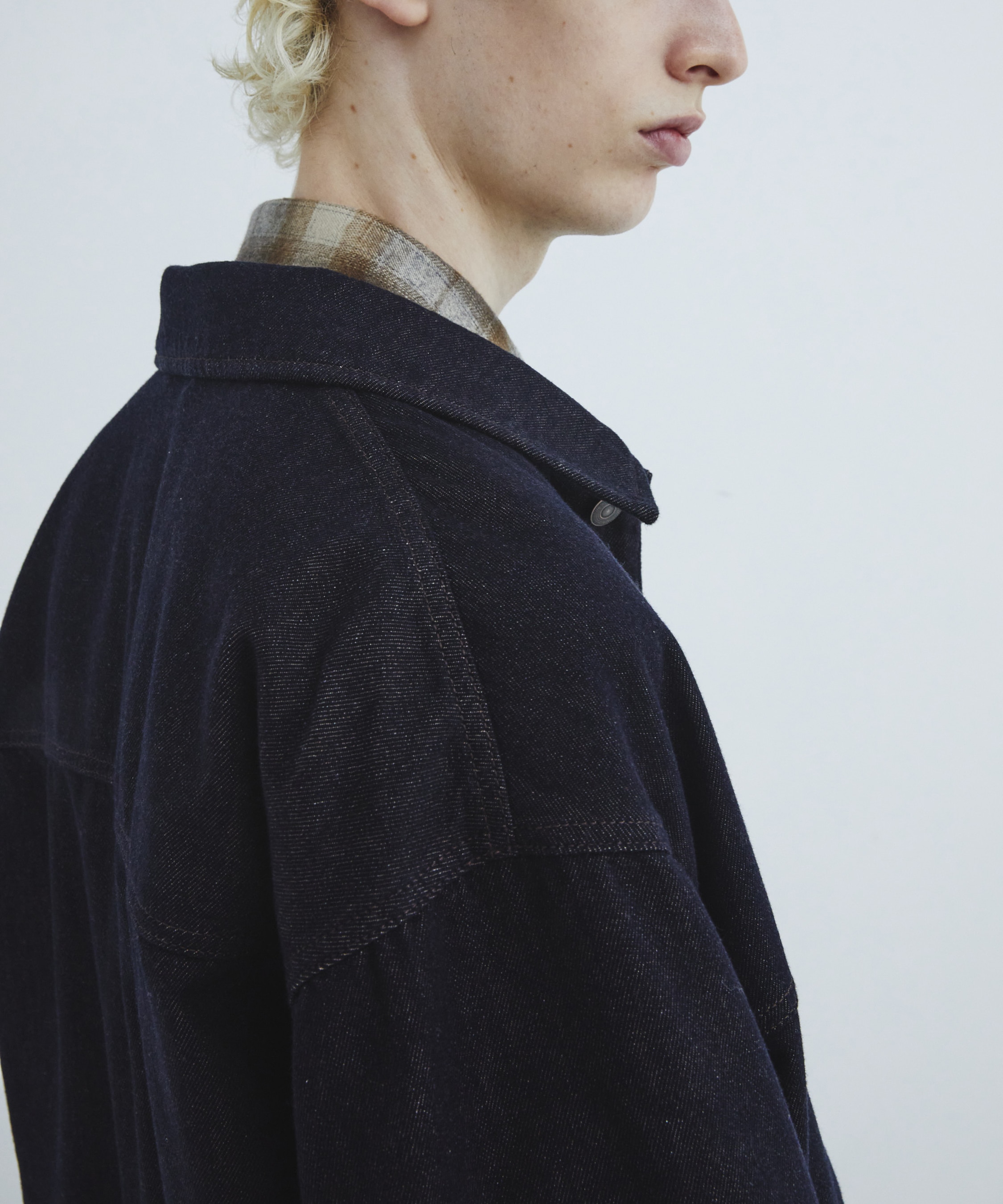 Cashmere denim ジャケット