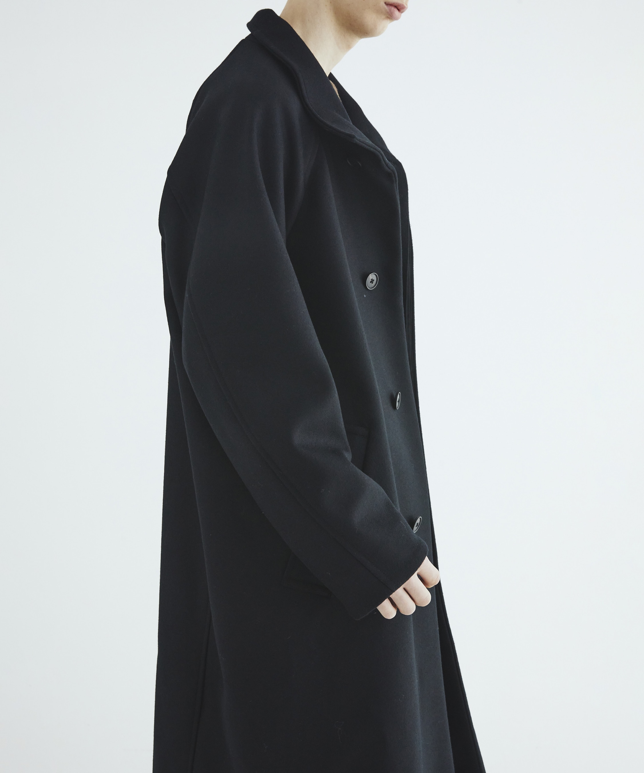 Premium meltonスタンドコート