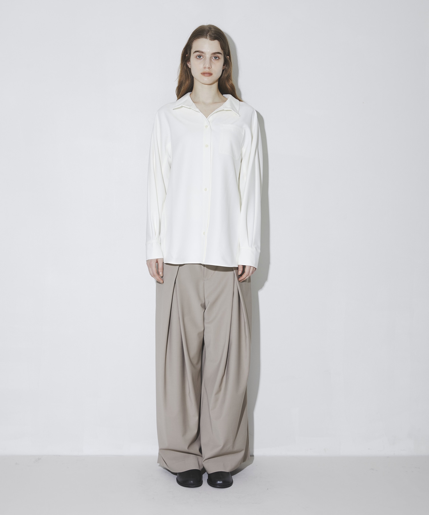 ノーマルスタンドカラーシャツ