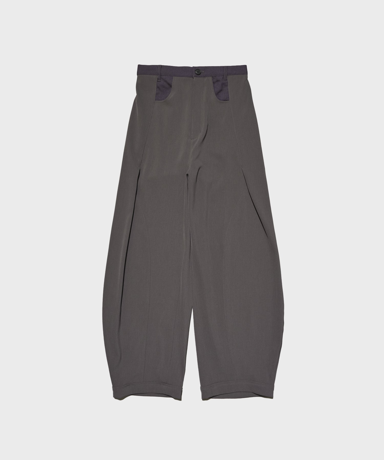 Twill Barrel Leg Pants