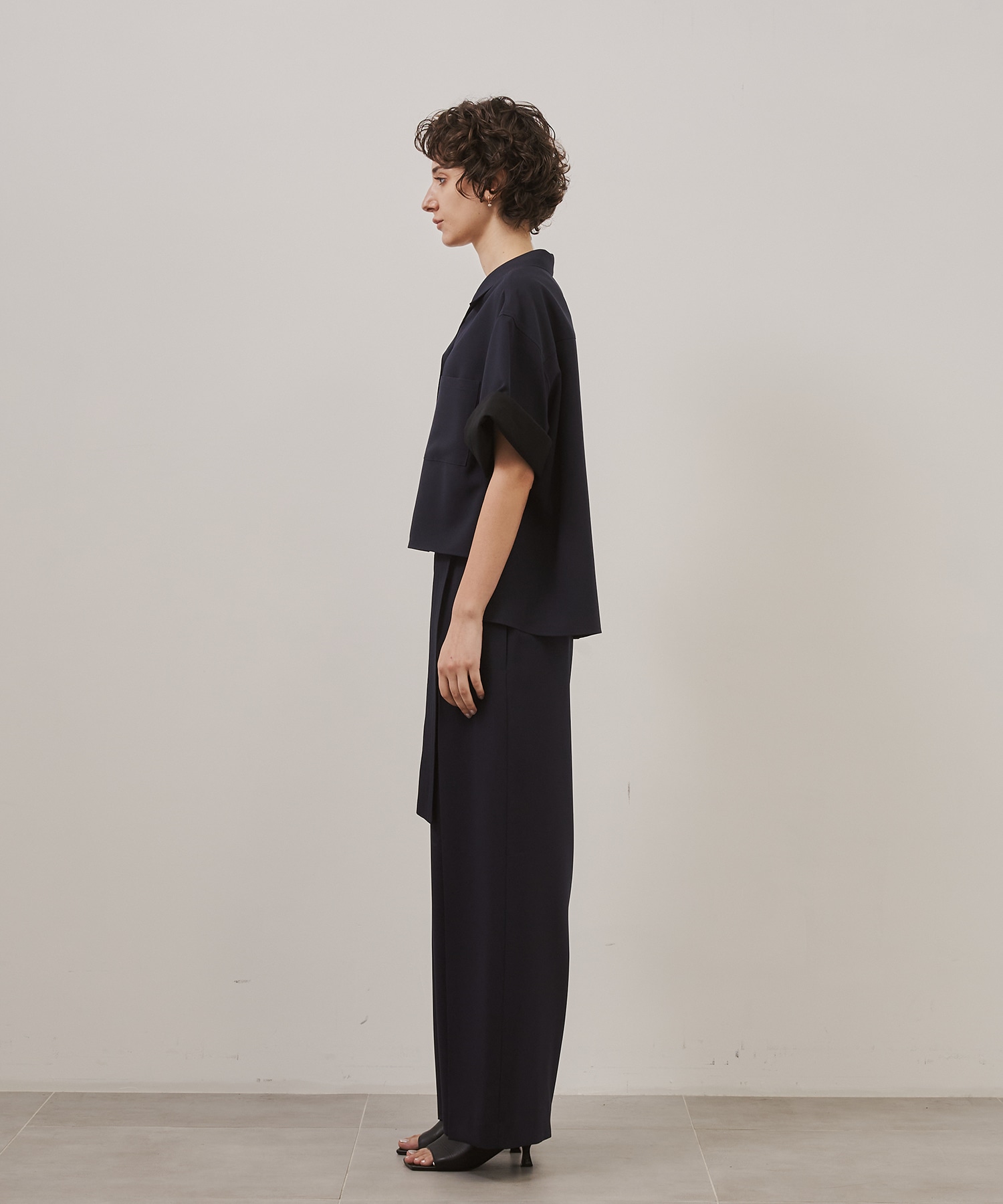 Belt Tuck Pants