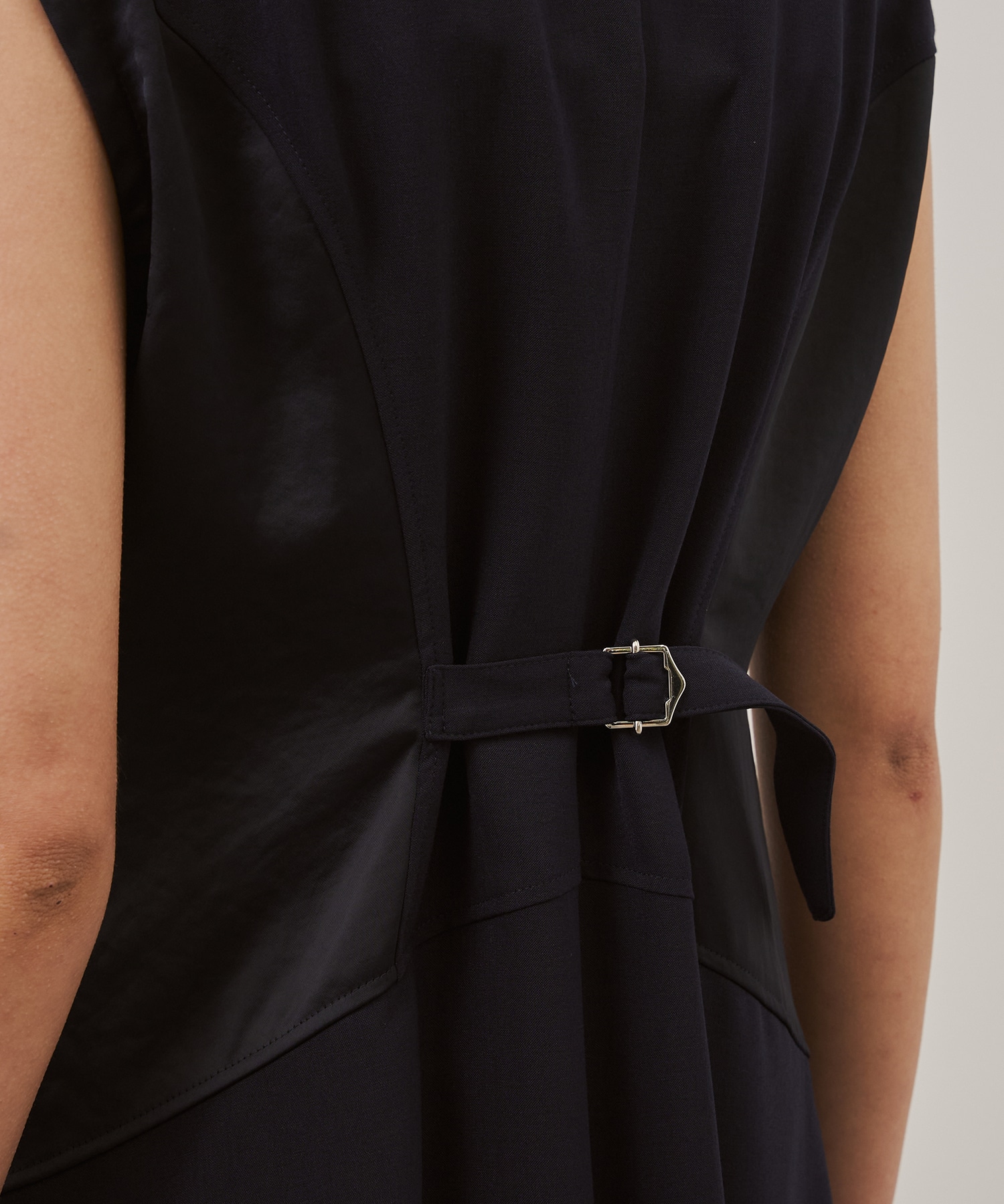 Satin Combination Dress