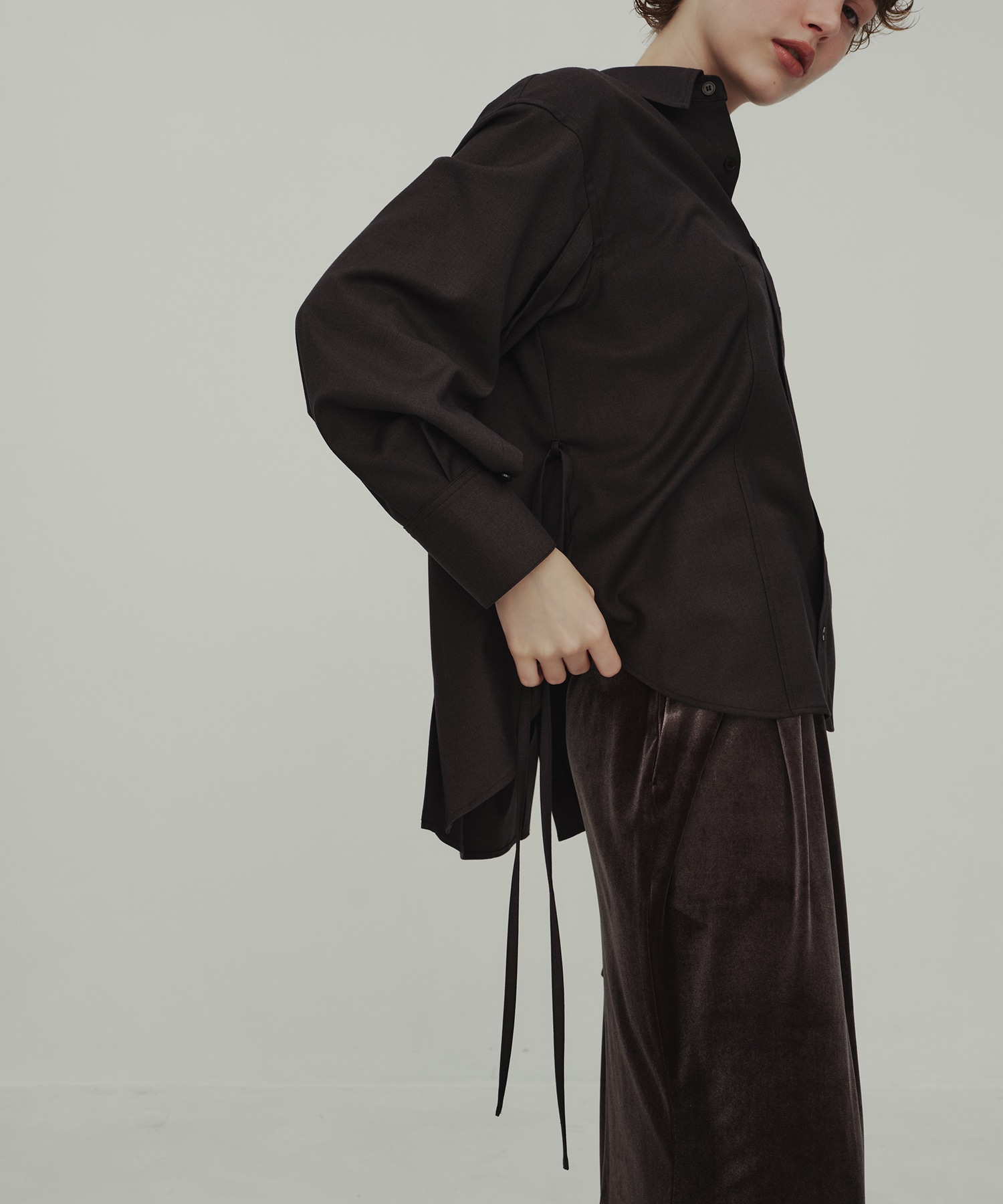 Slit Belt Shirt