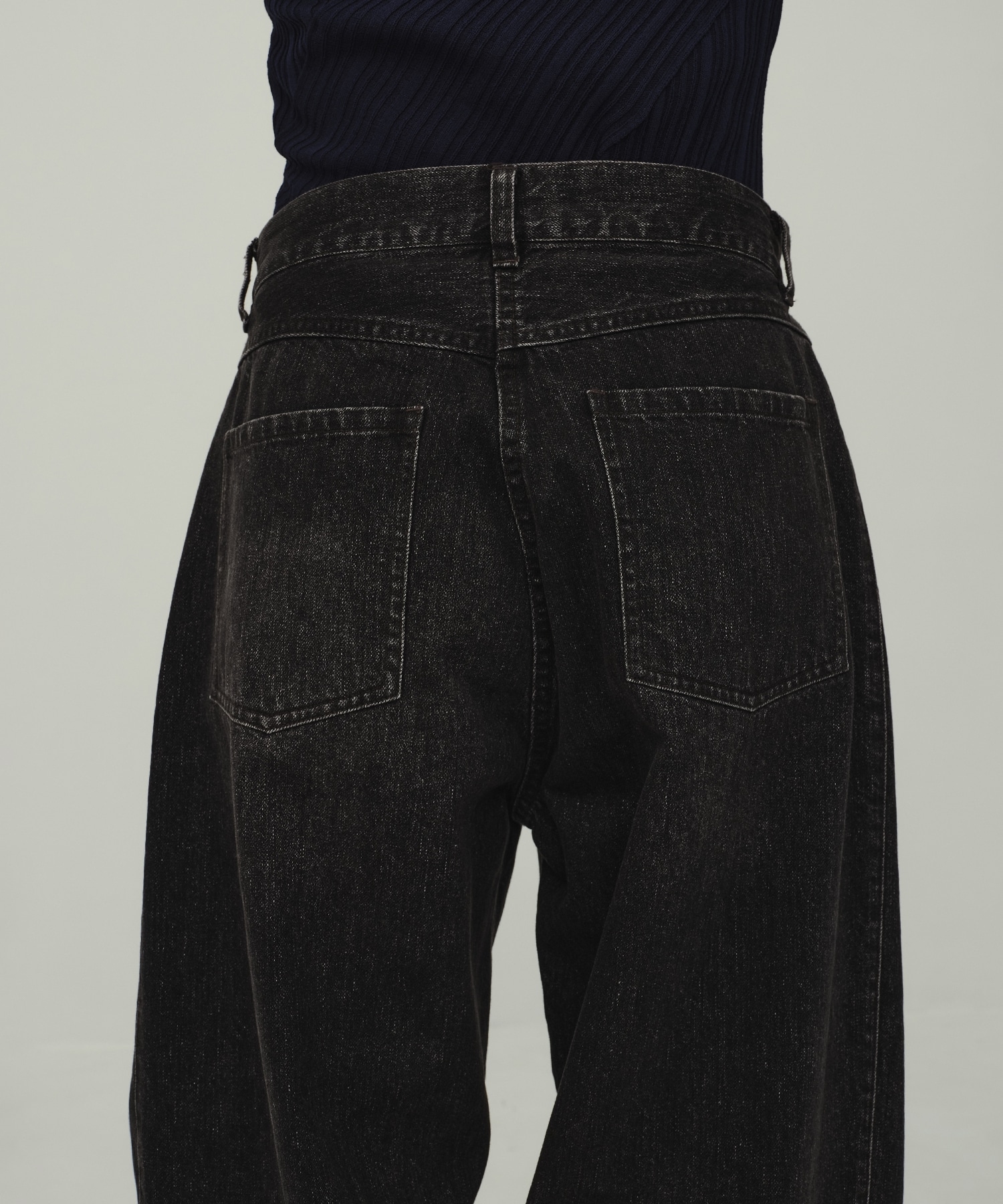 Barrel Denim Pants