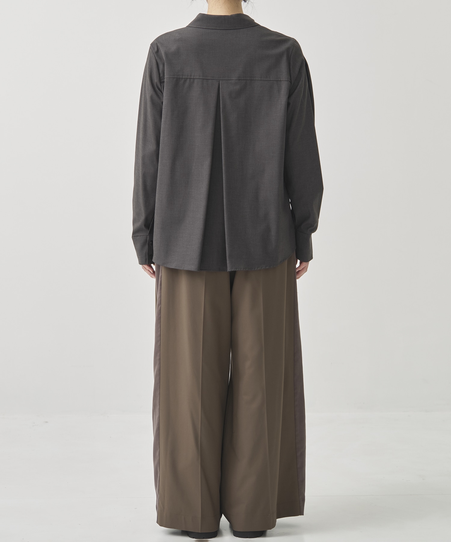 LeatherWaist Relax Pants