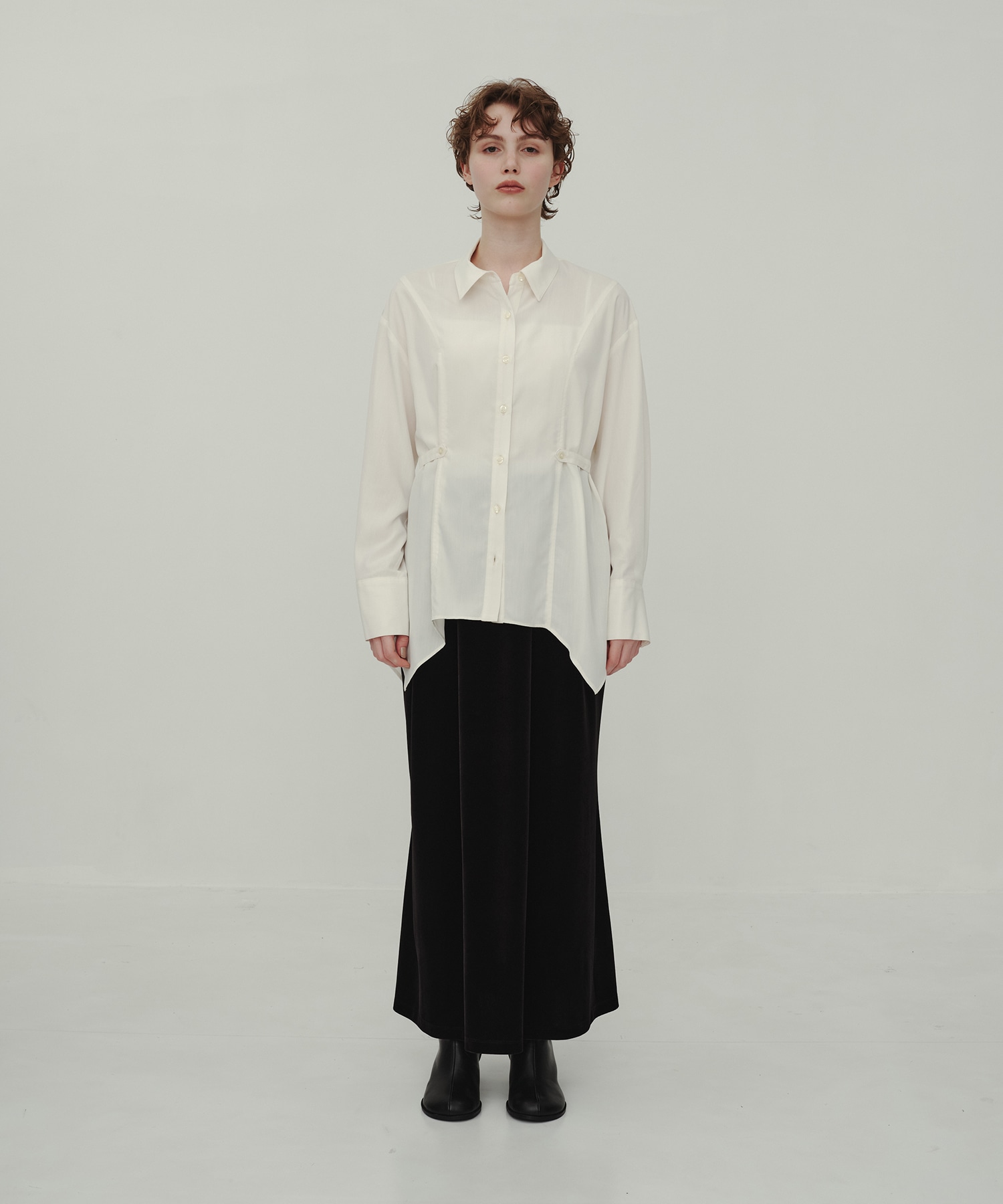 Velor Tuck Skirt
