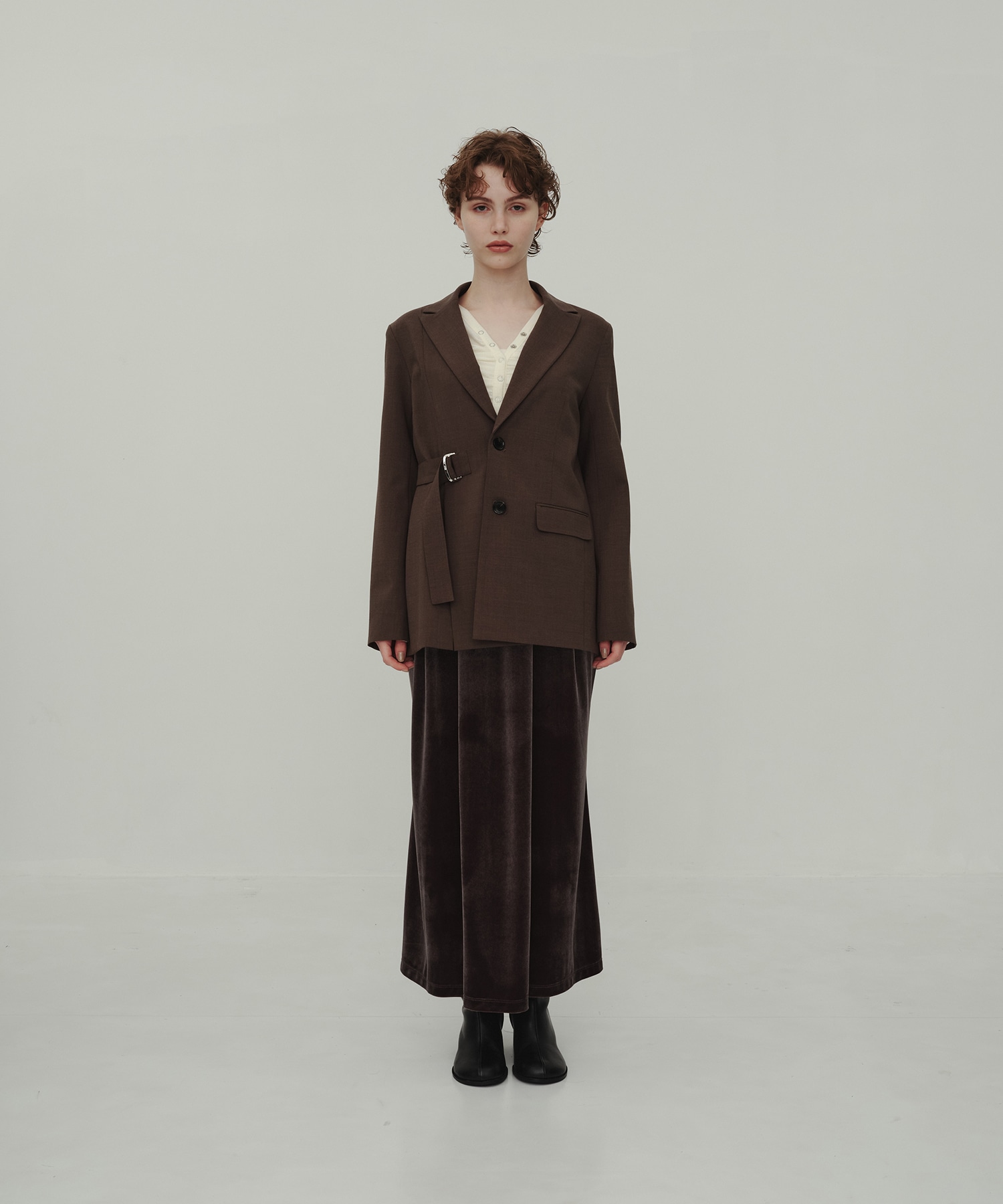 Belted Tailored Jacket