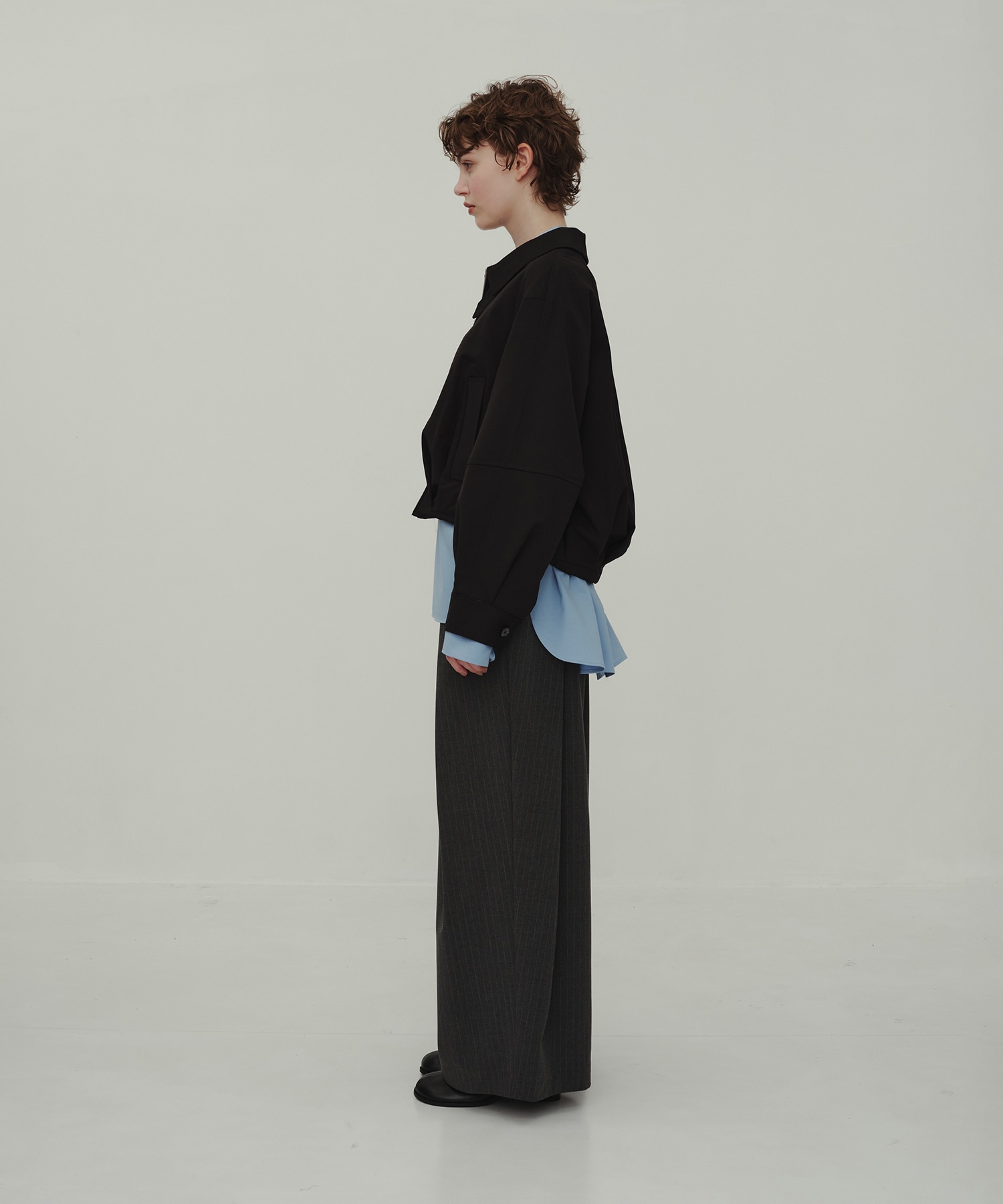 Wool Balloon Blouson