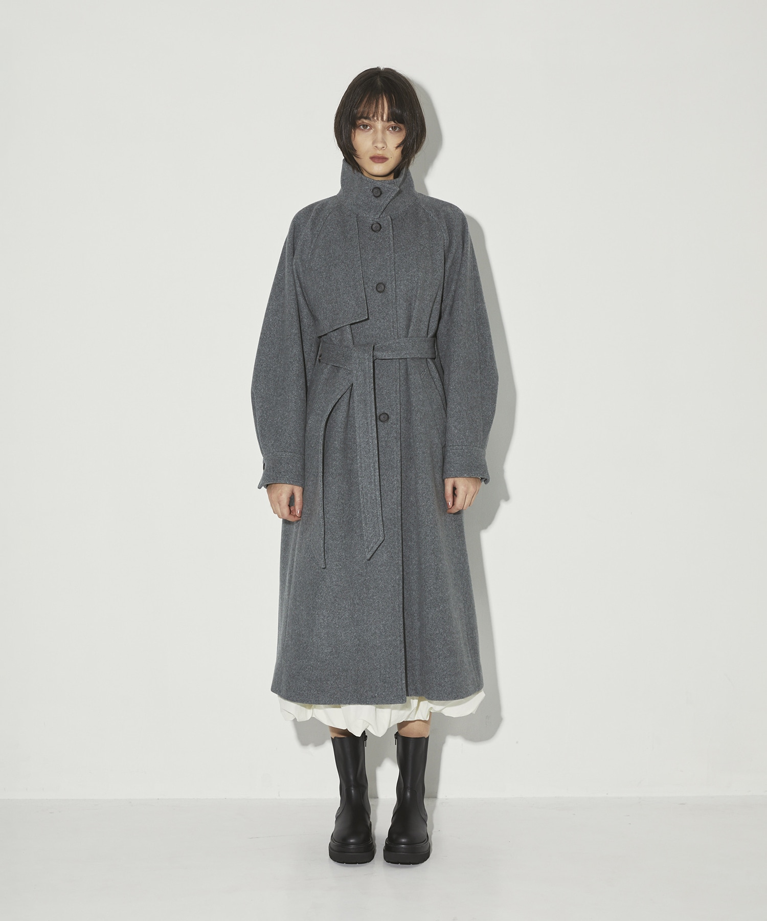StandCollar Wool Coat