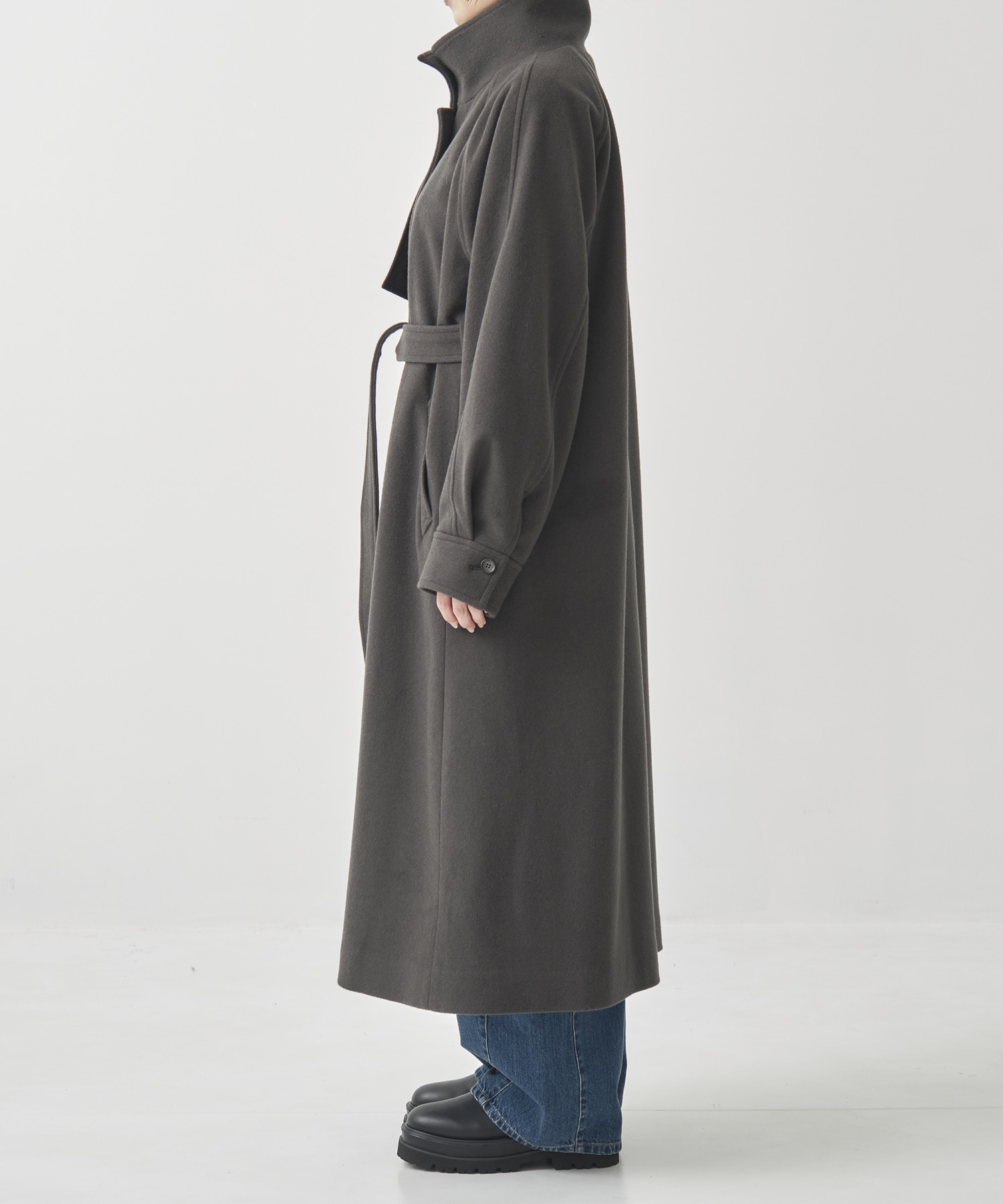 StandCollar Wool Coat