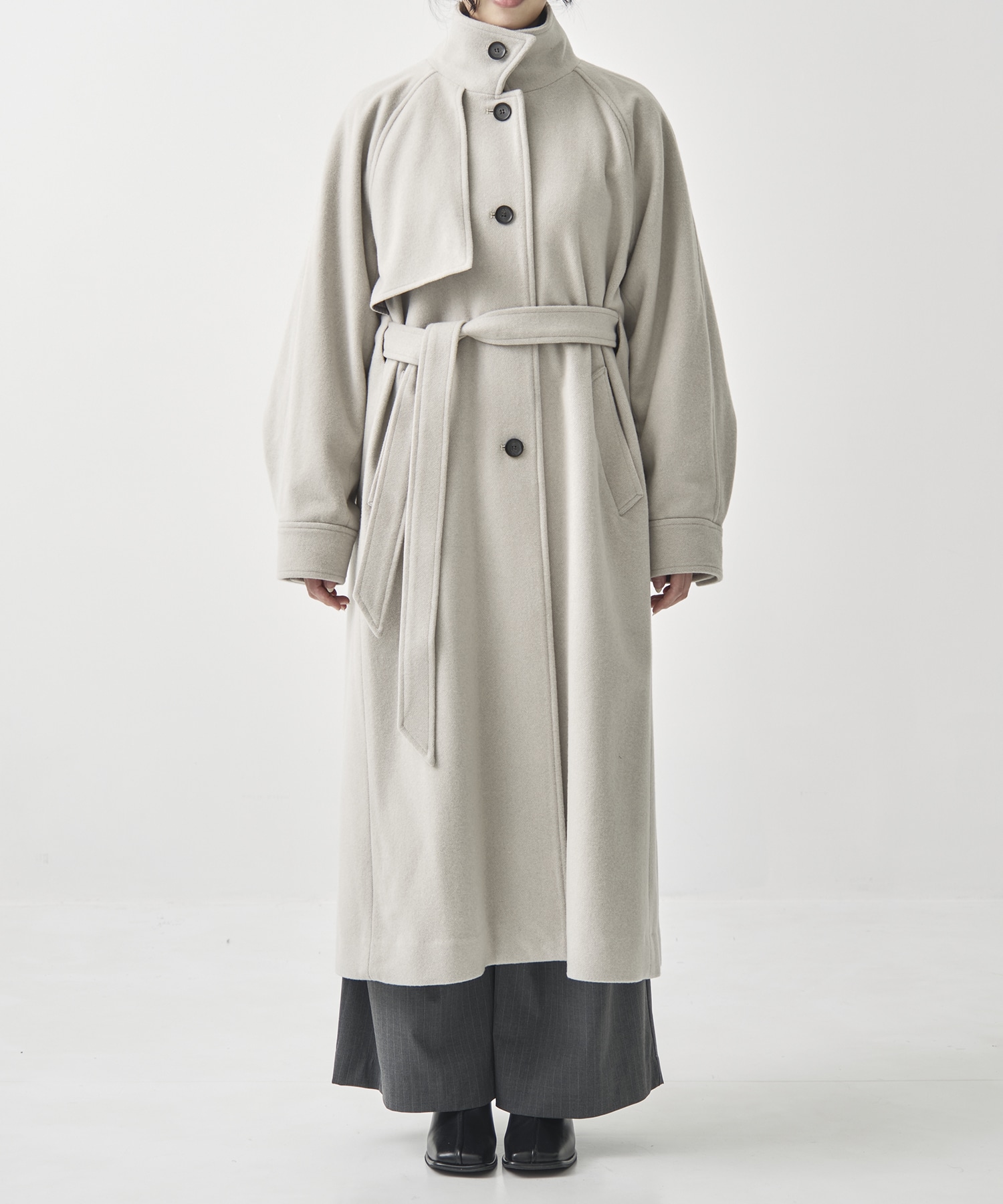 StandCollar Wool Coat