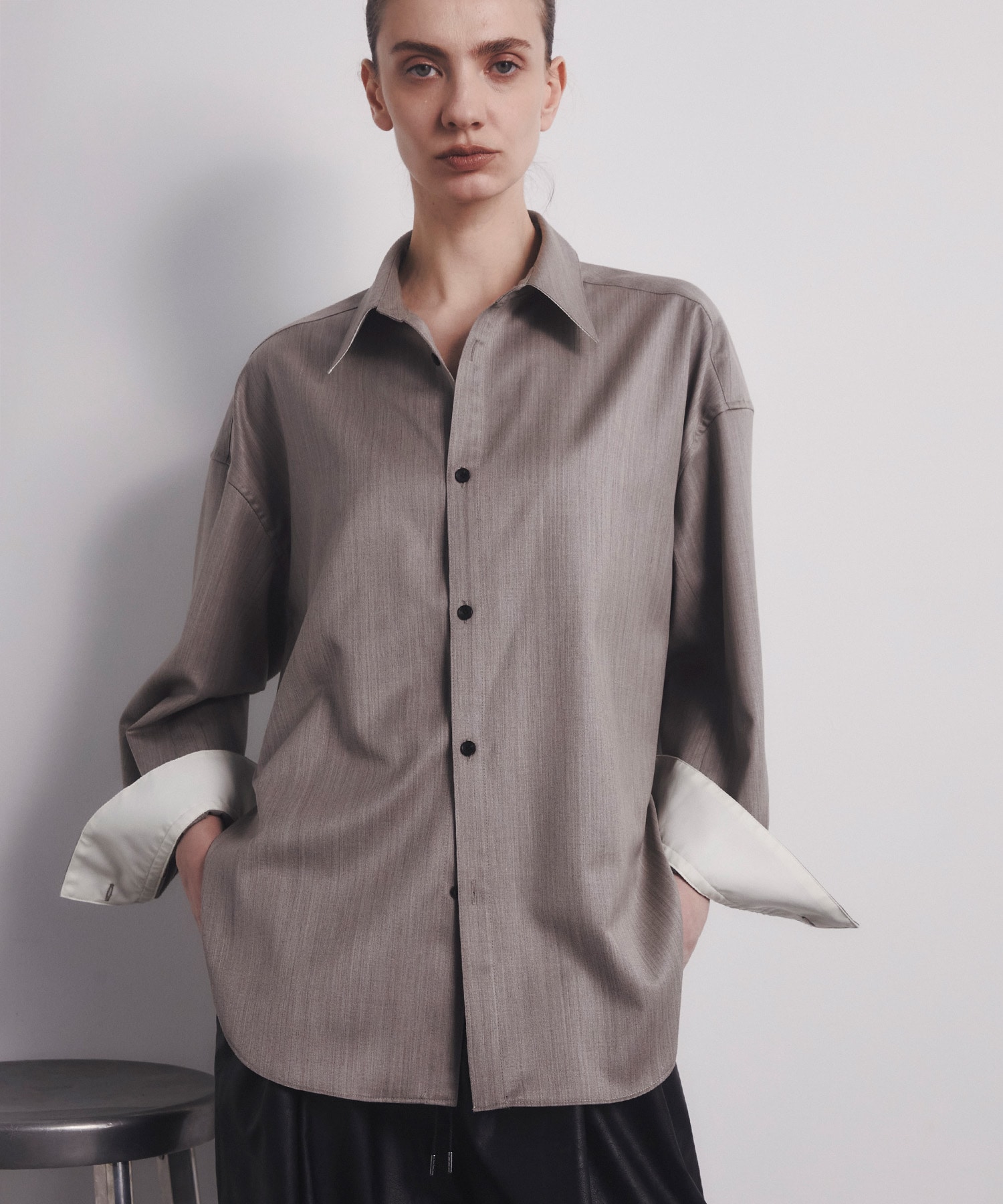 Super140s 2way Shape Shirt