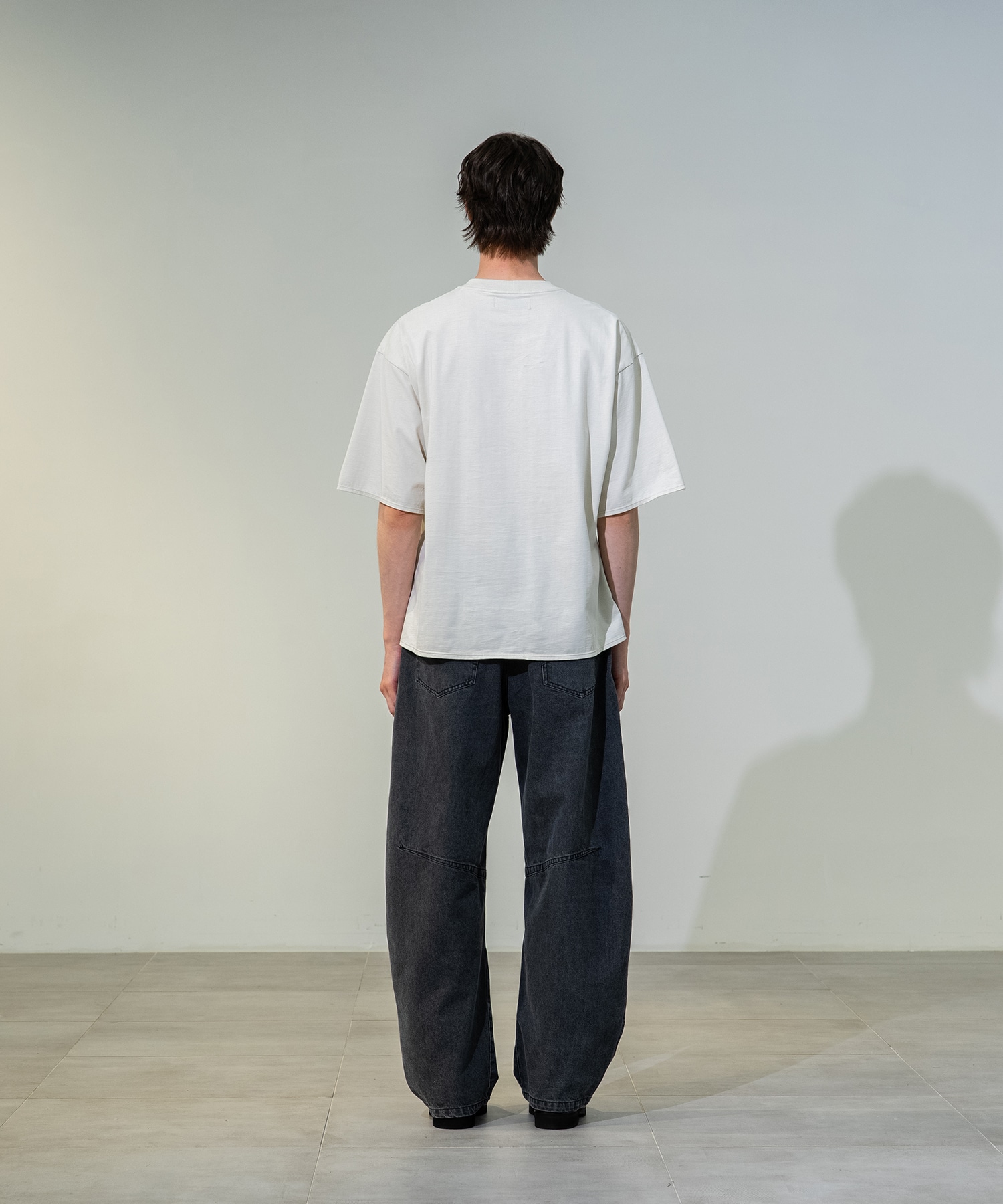 フェードバレルデニムパンツ