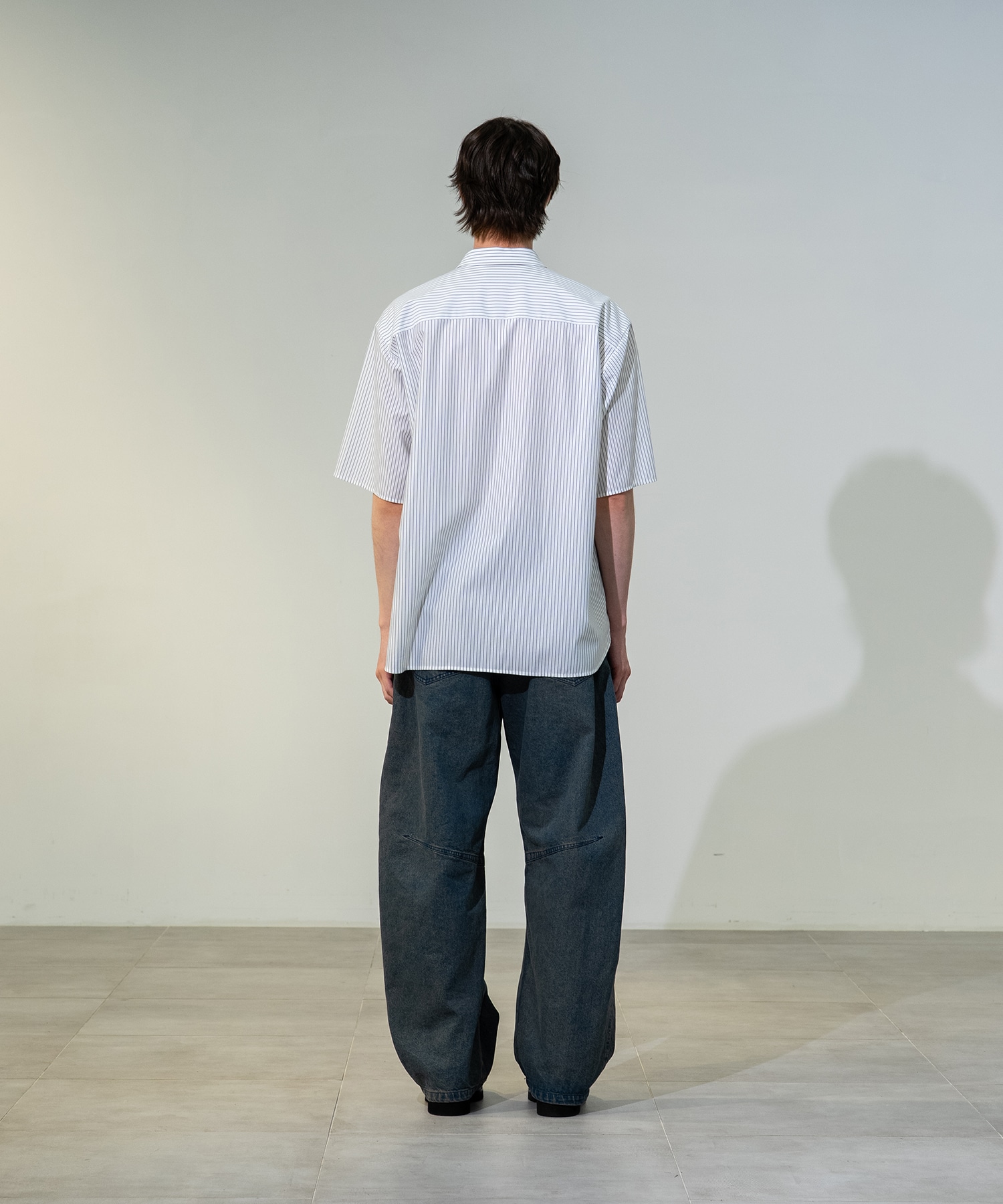 フェードバレルデニムパンツ