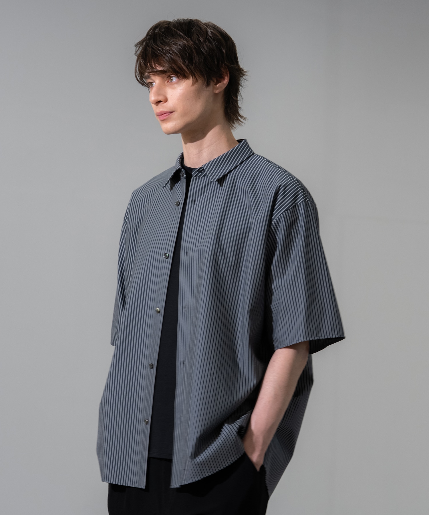 KANEMASA KNIT S/Sシャツ