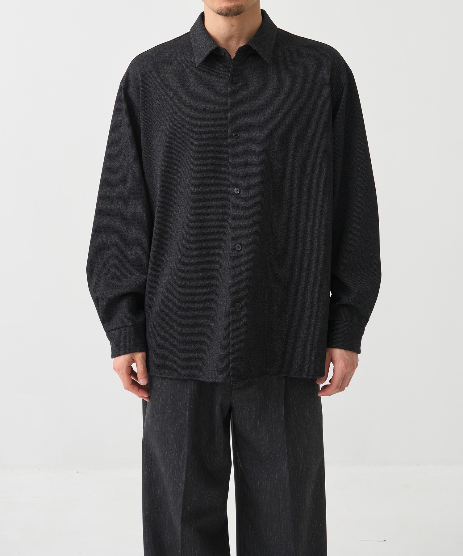 ＜WEB限定＞KANEMASA KNITマルチファブリックシャツ