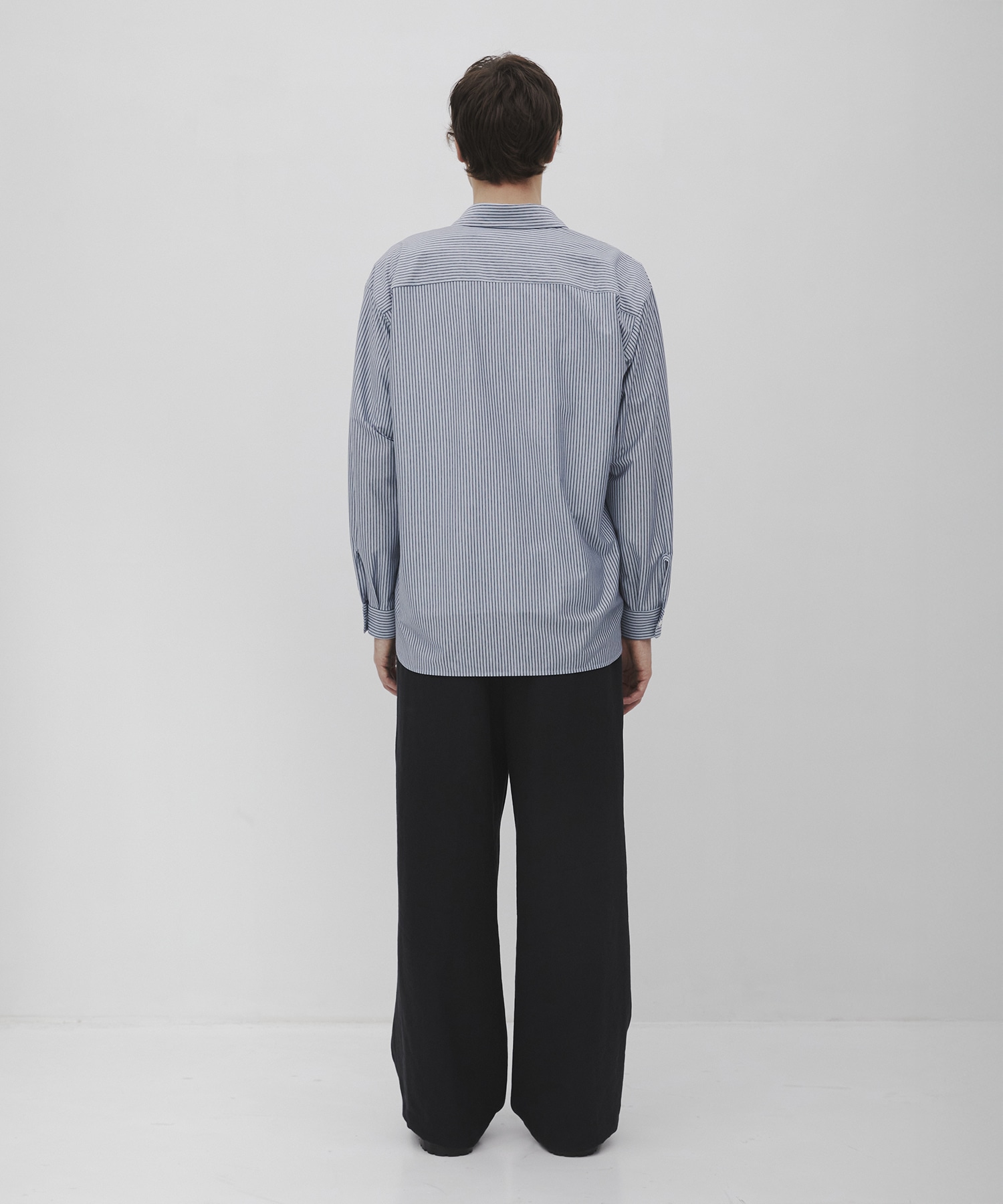 KANEMASA KNIT マルチストライプシャツ