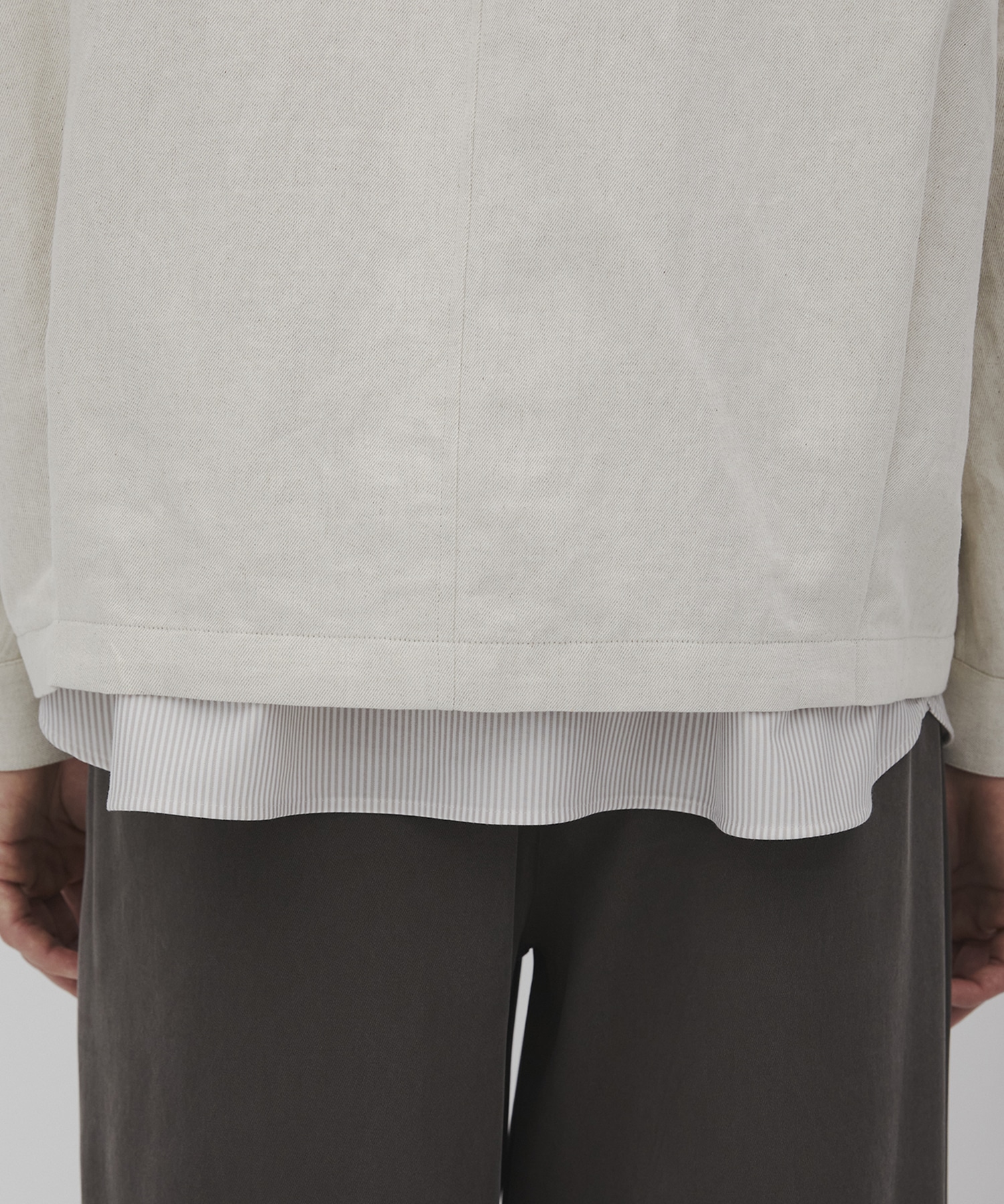 リネンデニムドリズラージャケット